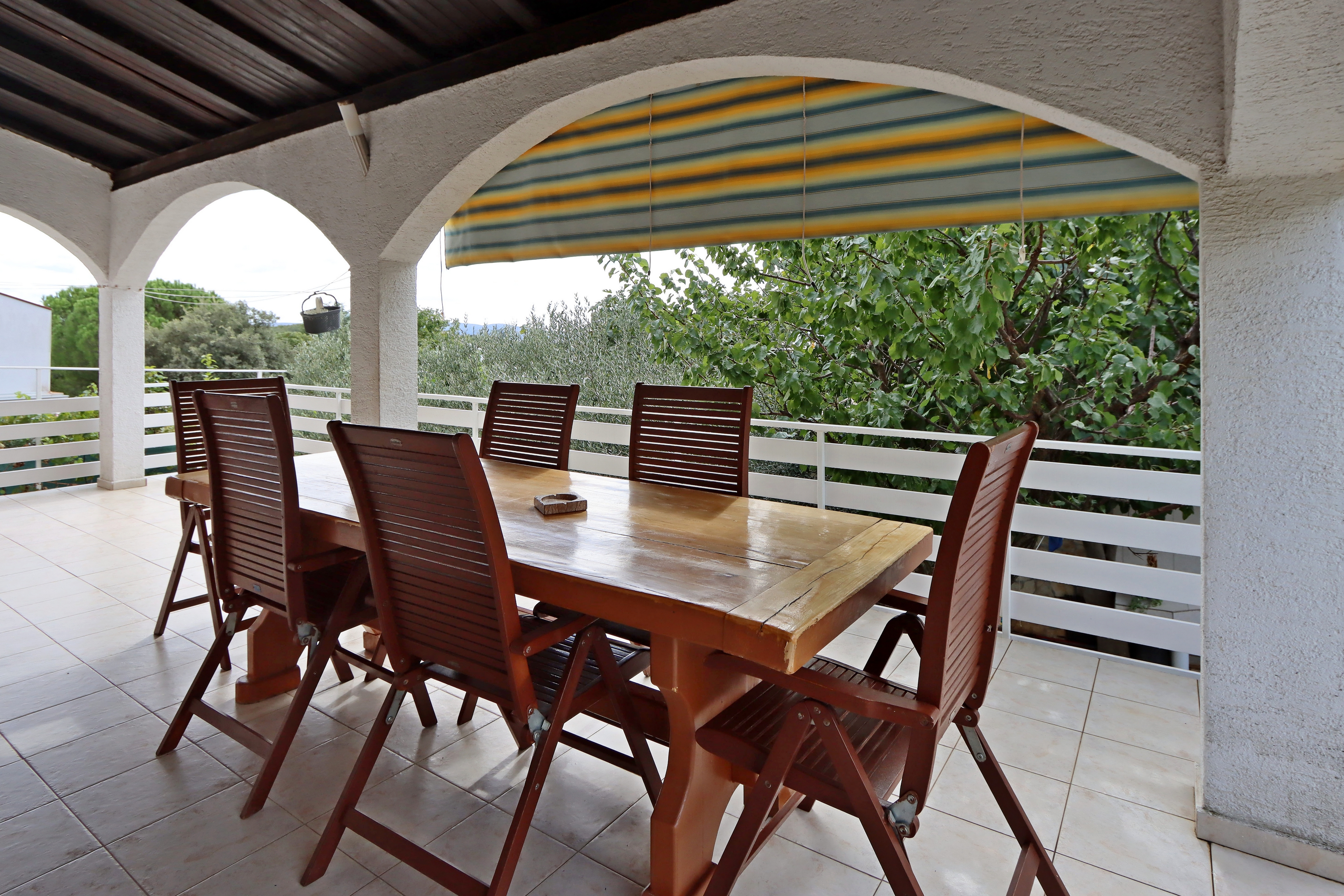 Four bedroom apartment with terrace and sea view Pinezići, Krk  A-a