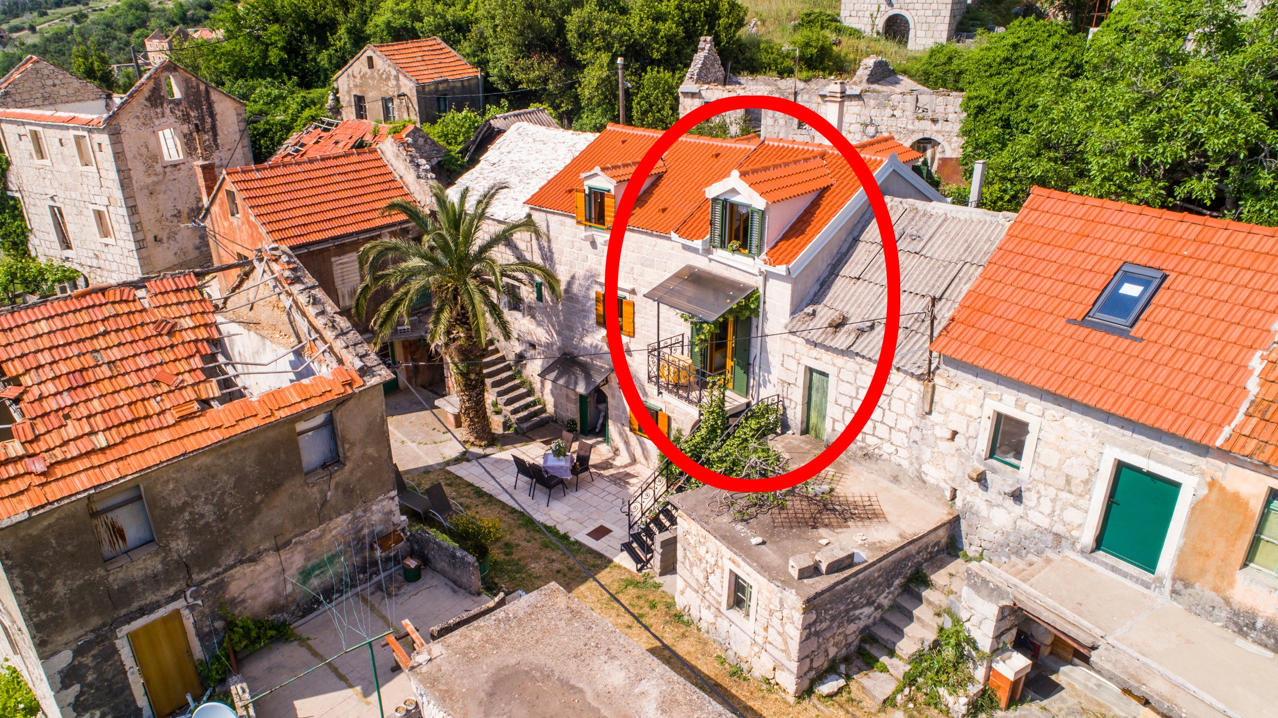 One bedroom house with terrace and sea view Gornja Podgora, Makarska (K-18984)