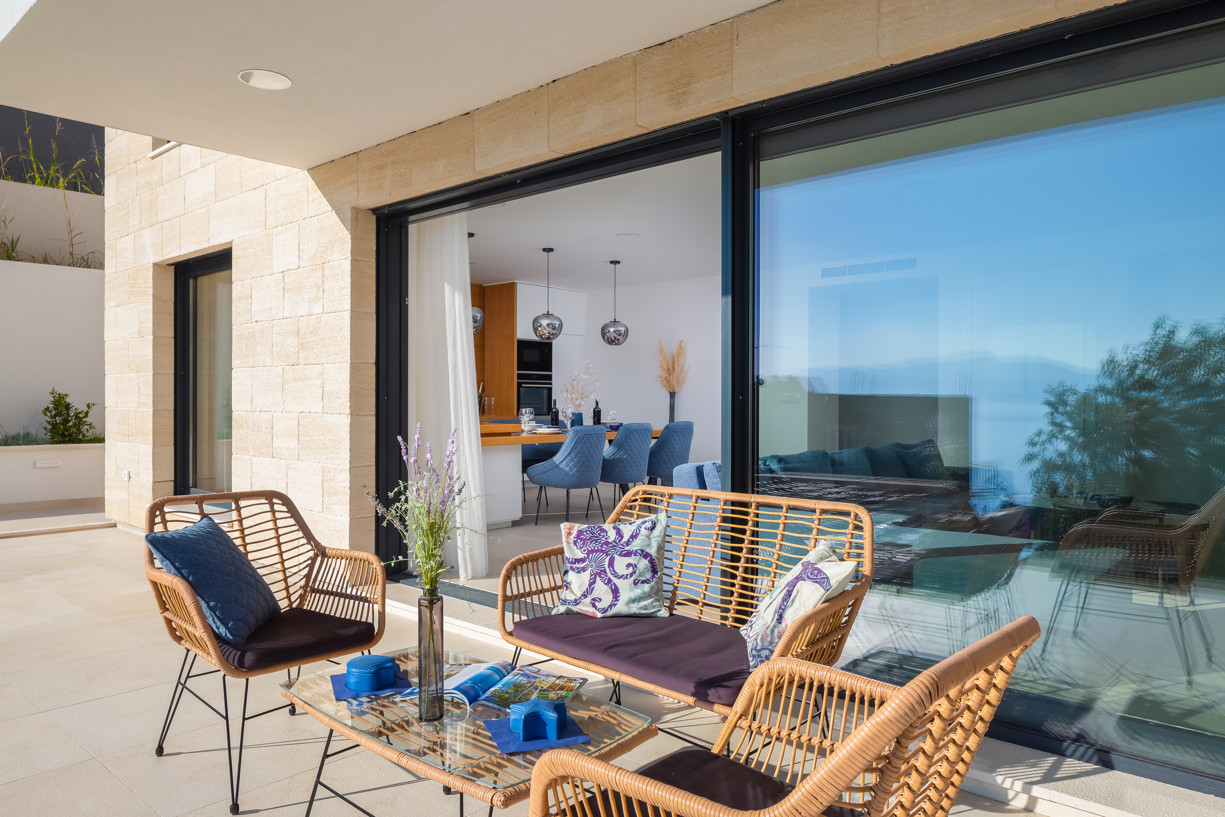 Three bedroom house with terrace and sea view Zaostrog, Makarska  K