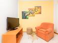 Obývací pokoj Rabac, Obývací pokoj v ubytování typu apartment, s klimatizací a WiFi.