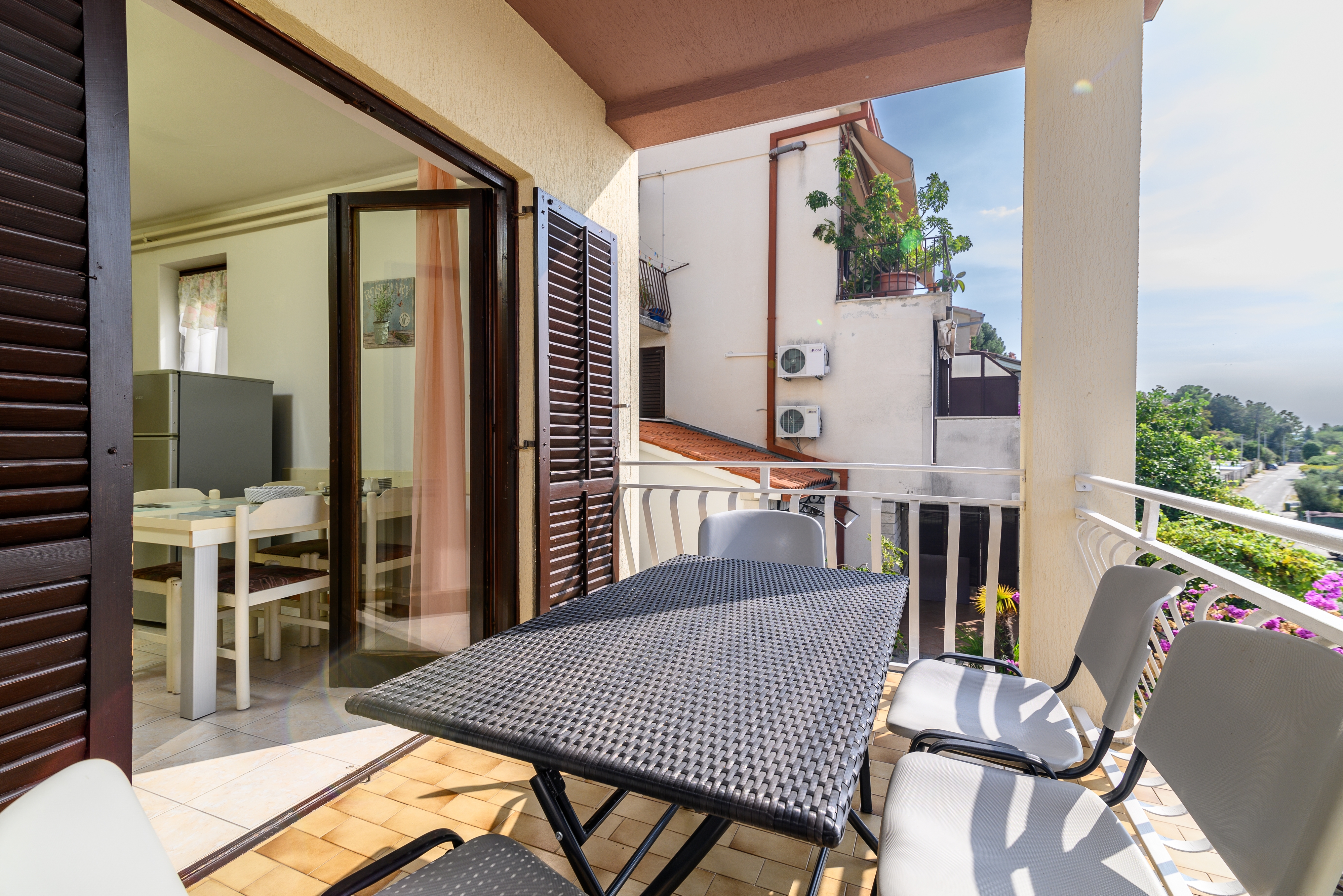 Two bedroom apartment with terrace and sea view Rabac, Labin  A-b
