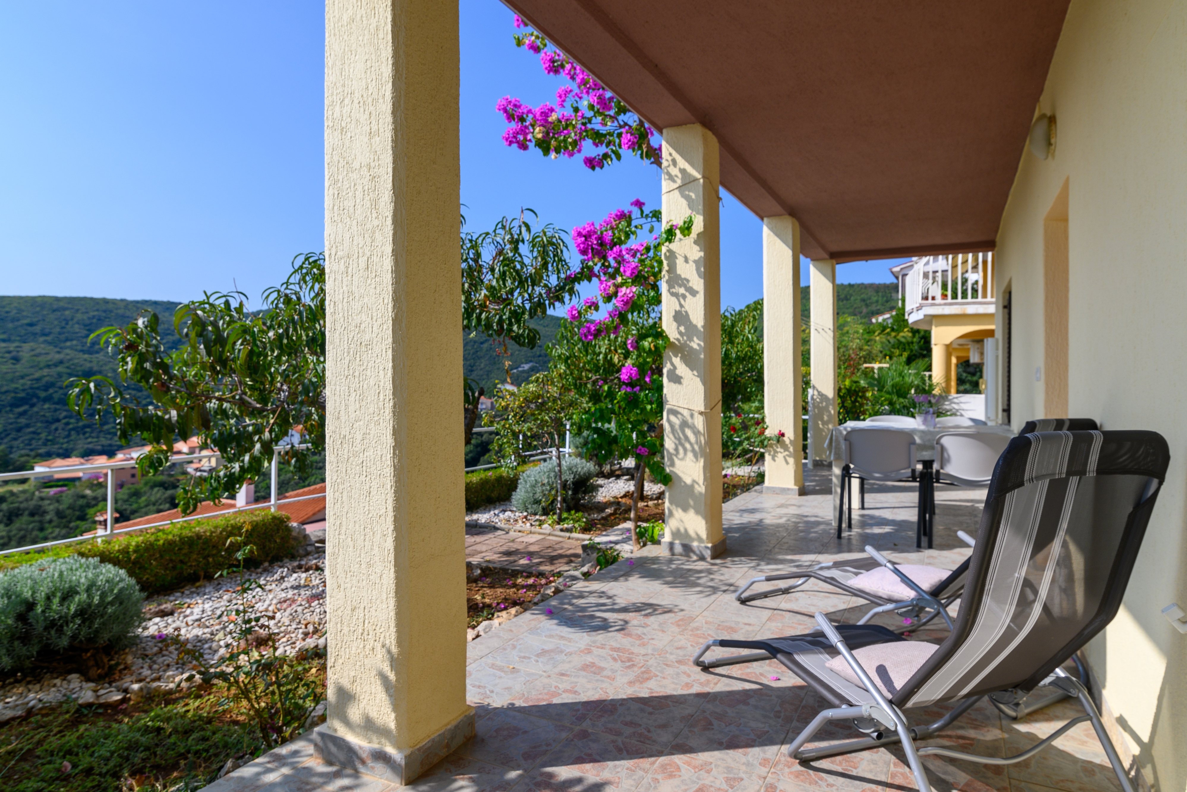 Two bedroom apartment with terrace and sea view Rabac, Labin (A-19055-c)