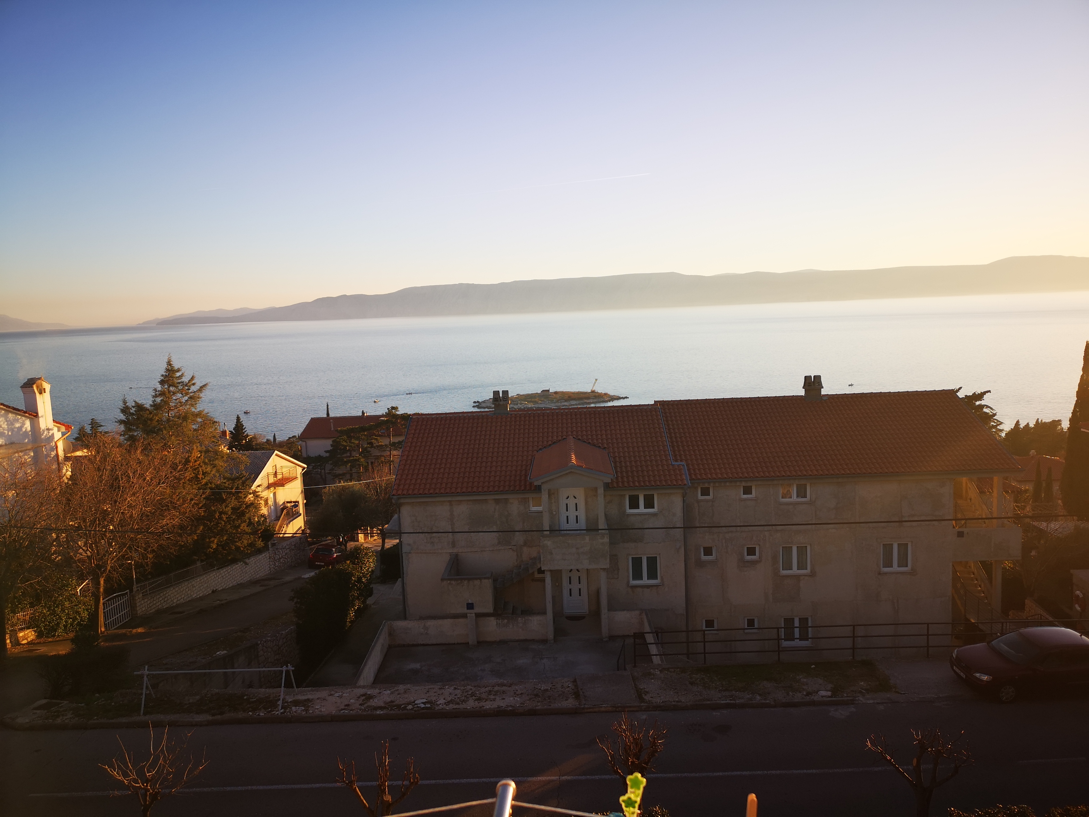 Three bedroom apartment with balcony and sea view Novi Vinodolski  A-a