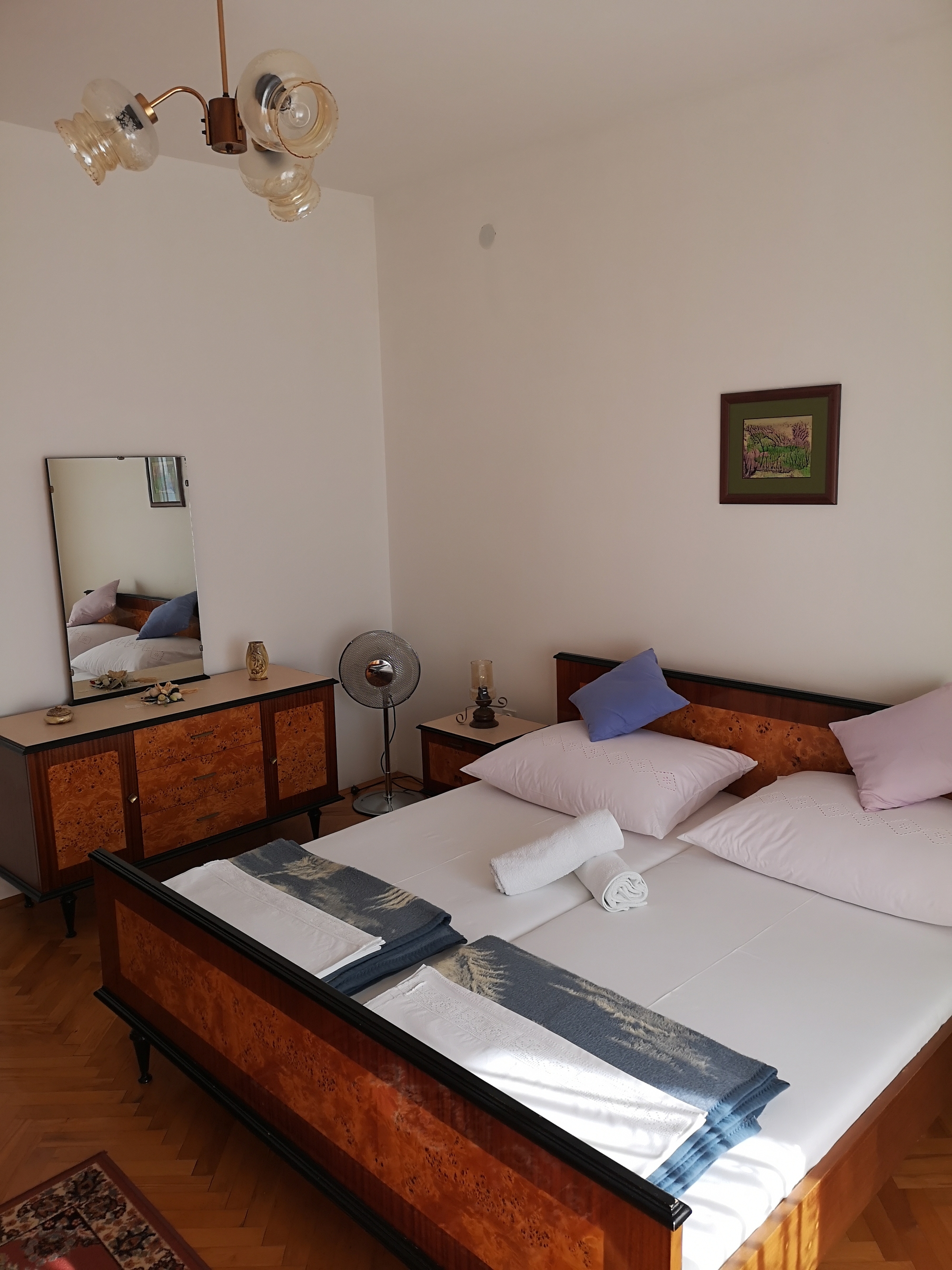 Three bedroom apartment with balcony and sea view Novi Vinodolski  A-a