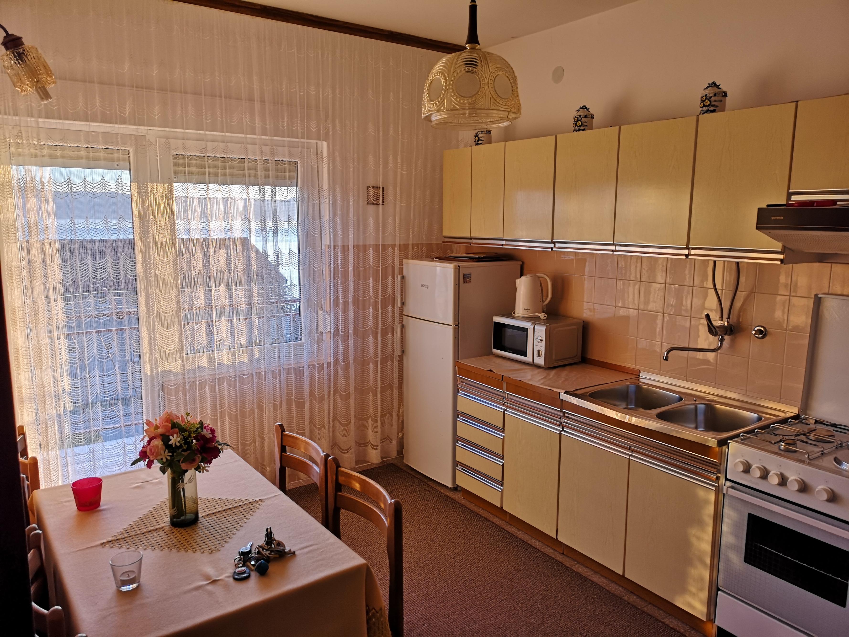 Three bedroom apartment with balcony and sea view Novi Vinodolski  A-a