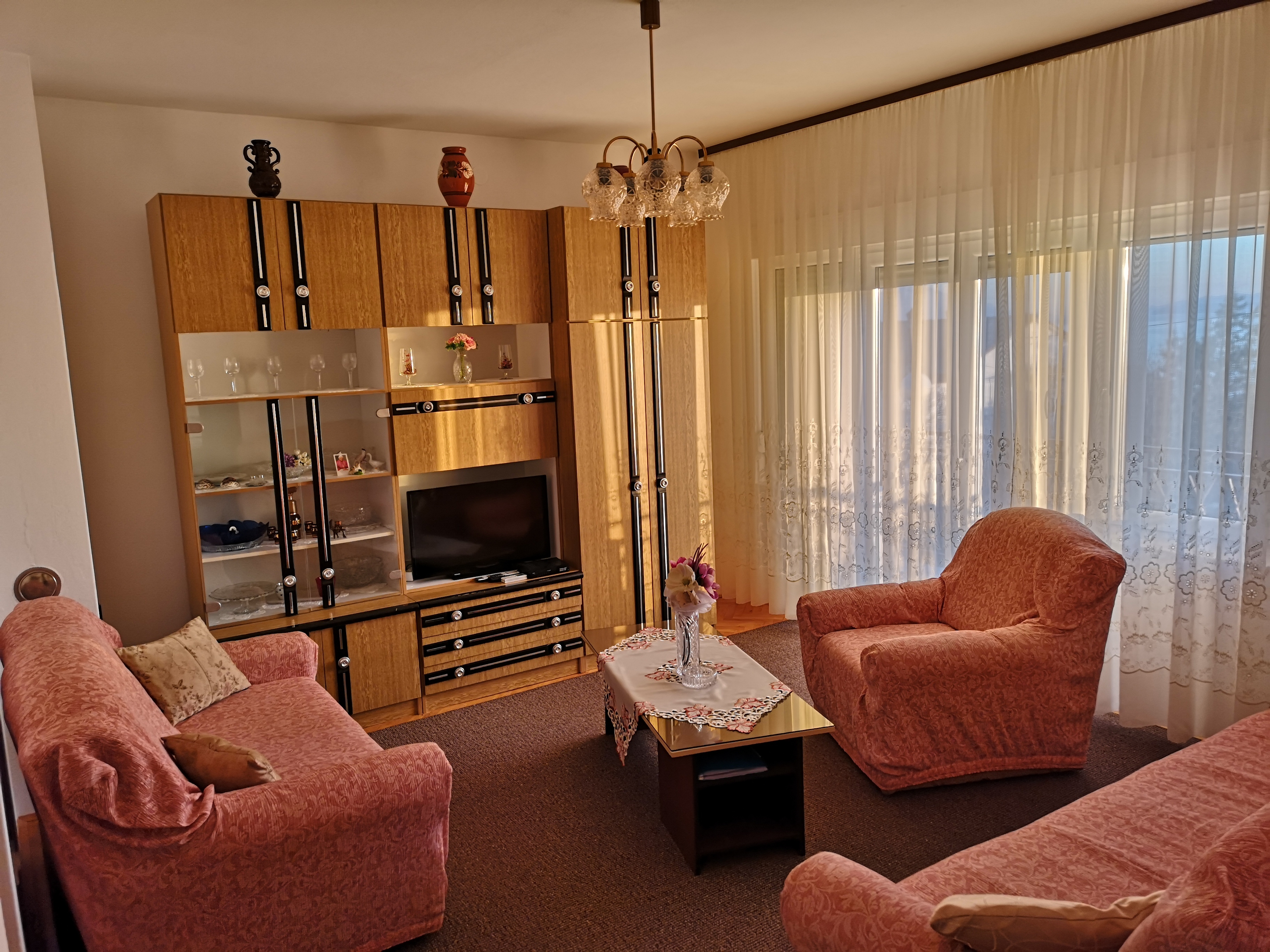 Three bedroom apartment with balcony and sea view Novi Vinodolski  A-a