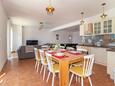 Dining room Šmrika, Dining room in the house, air condition available, (pet friendly) and WiFi.