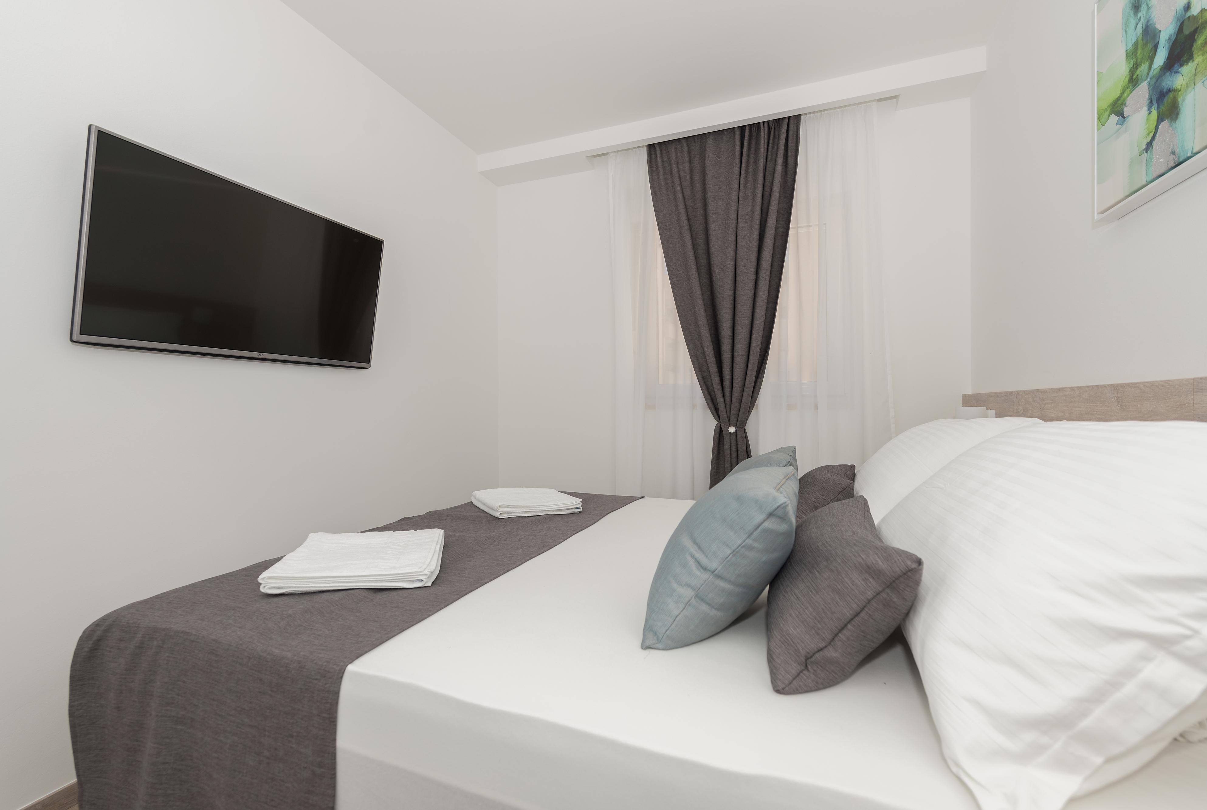 One bedroom apartment with terrace Makarska  A-c