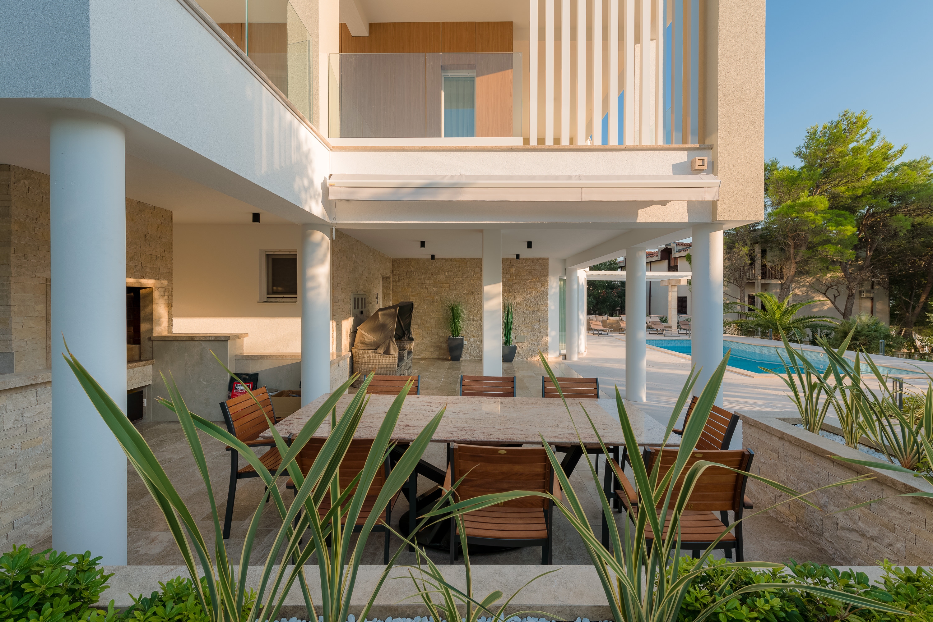 Two bedroom apartment with terrace Promajna, Makarska (A-19144-c)