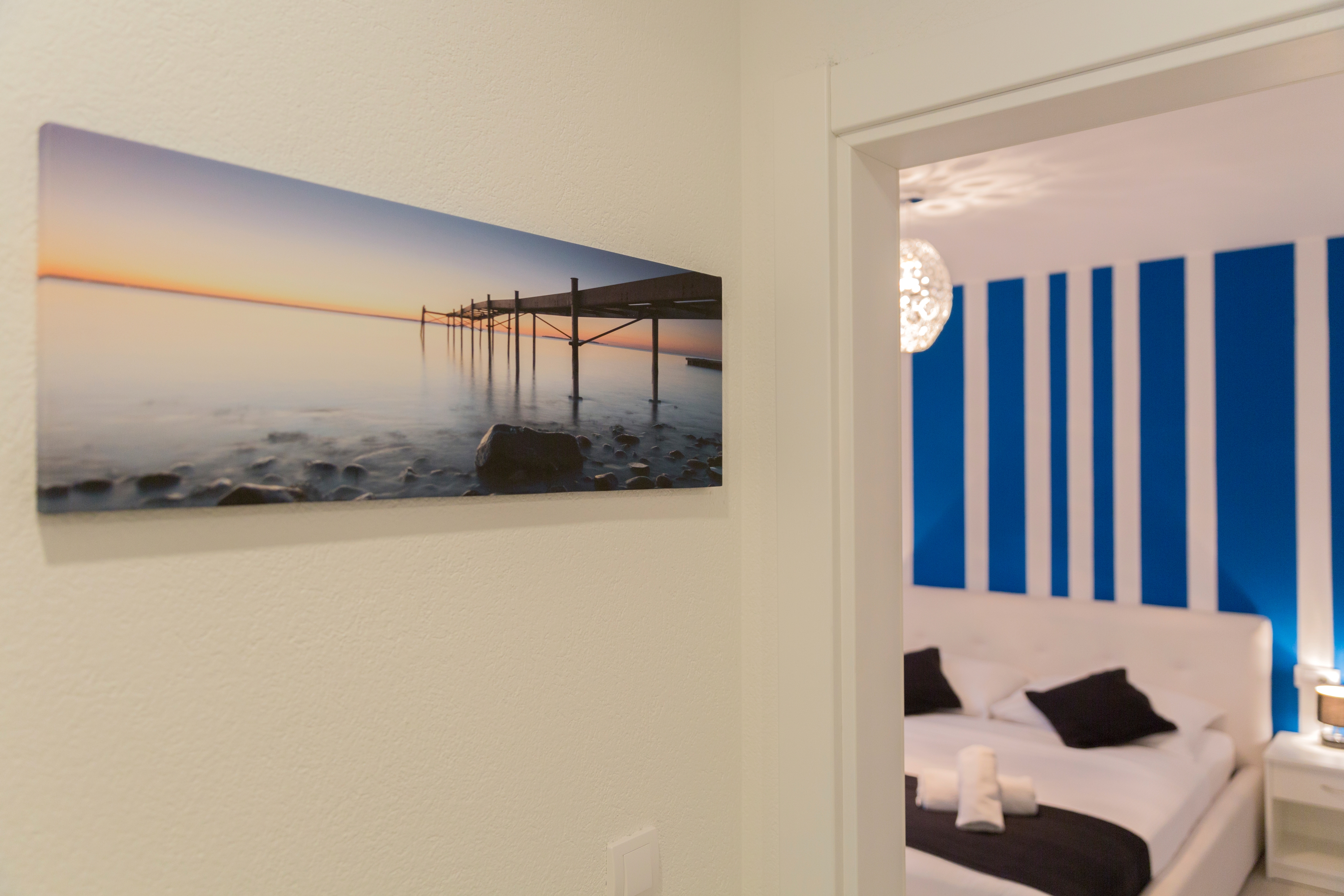One bedroom apartment with terrace and sea view Makarska  A-f