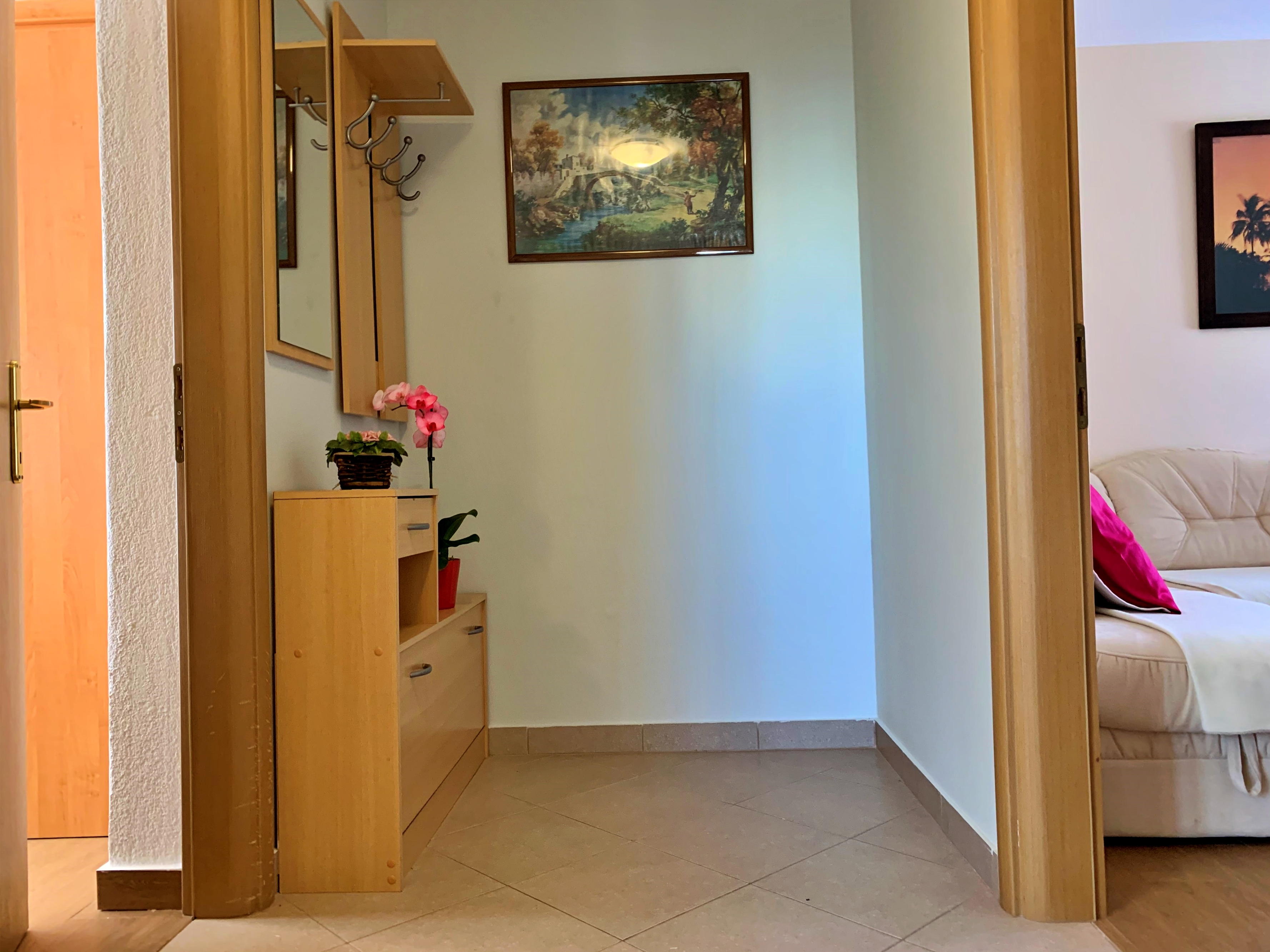 One bedroom apartment with terrace and sea view Čižići, Krk  A-a