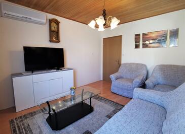 Čižići, Гостиная в размещении типа apartment, доступный кондиционер и WiFi.