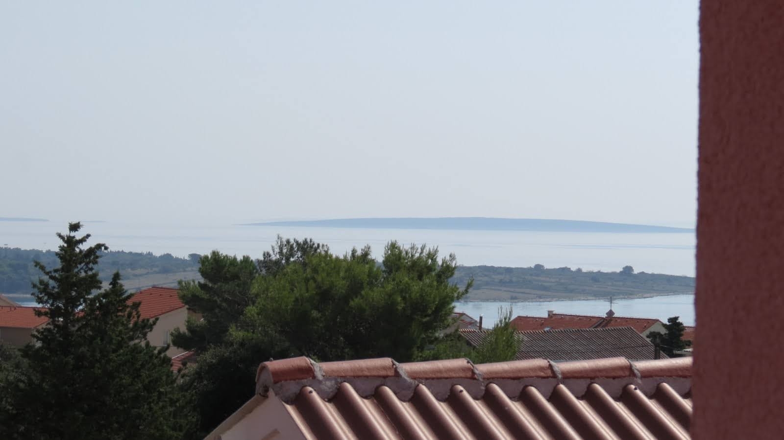 One bedroom apartment with balcony and sea view Novalja, Pag  A-b