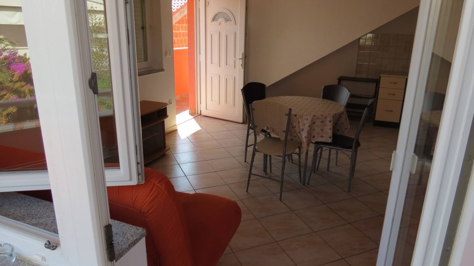 One bedroom apartment with balcony and sea view Novalja, Pag  A-b