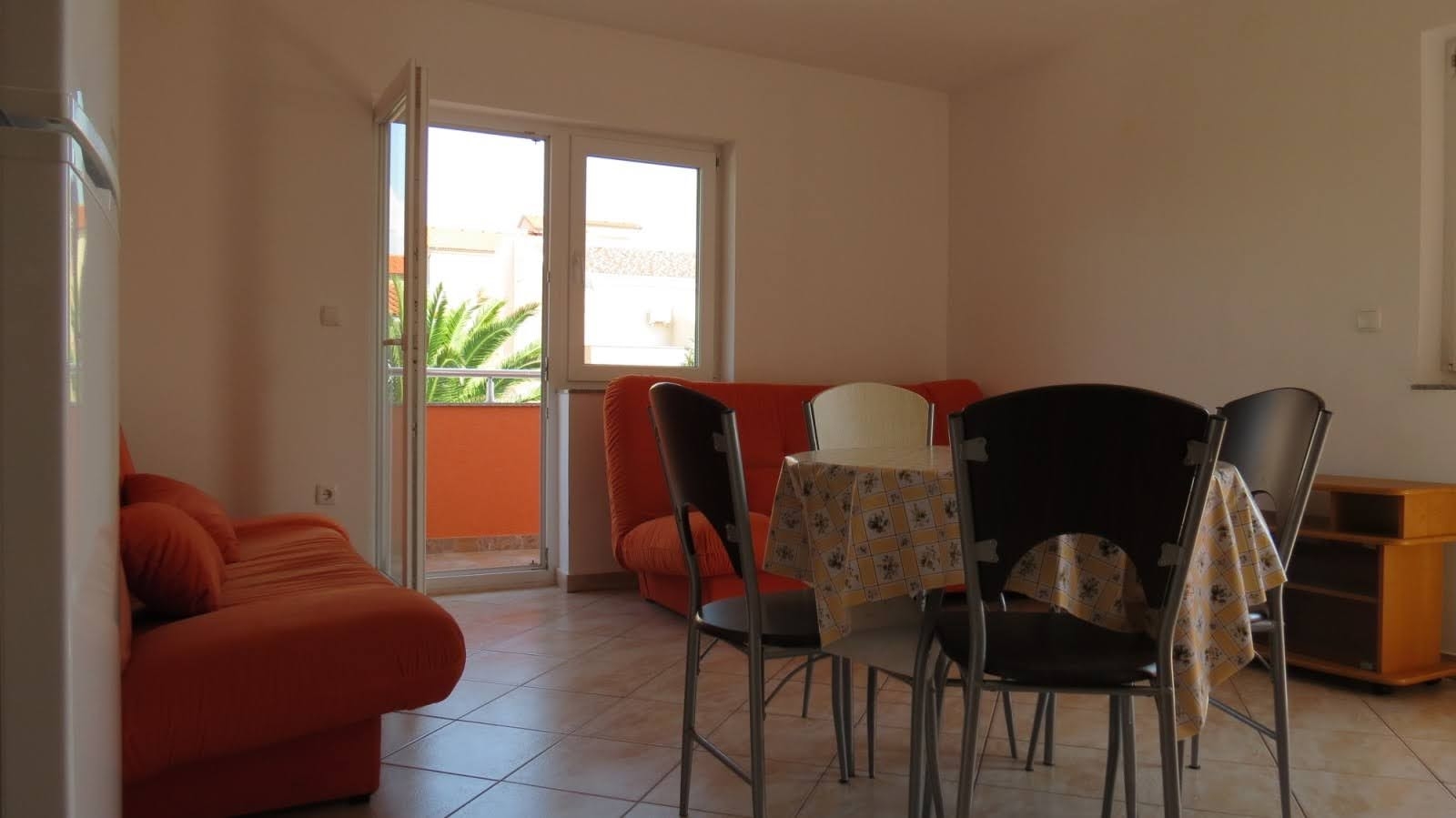 One bedroom apartment with balcony and sea view Novalja, Pag  A-b
