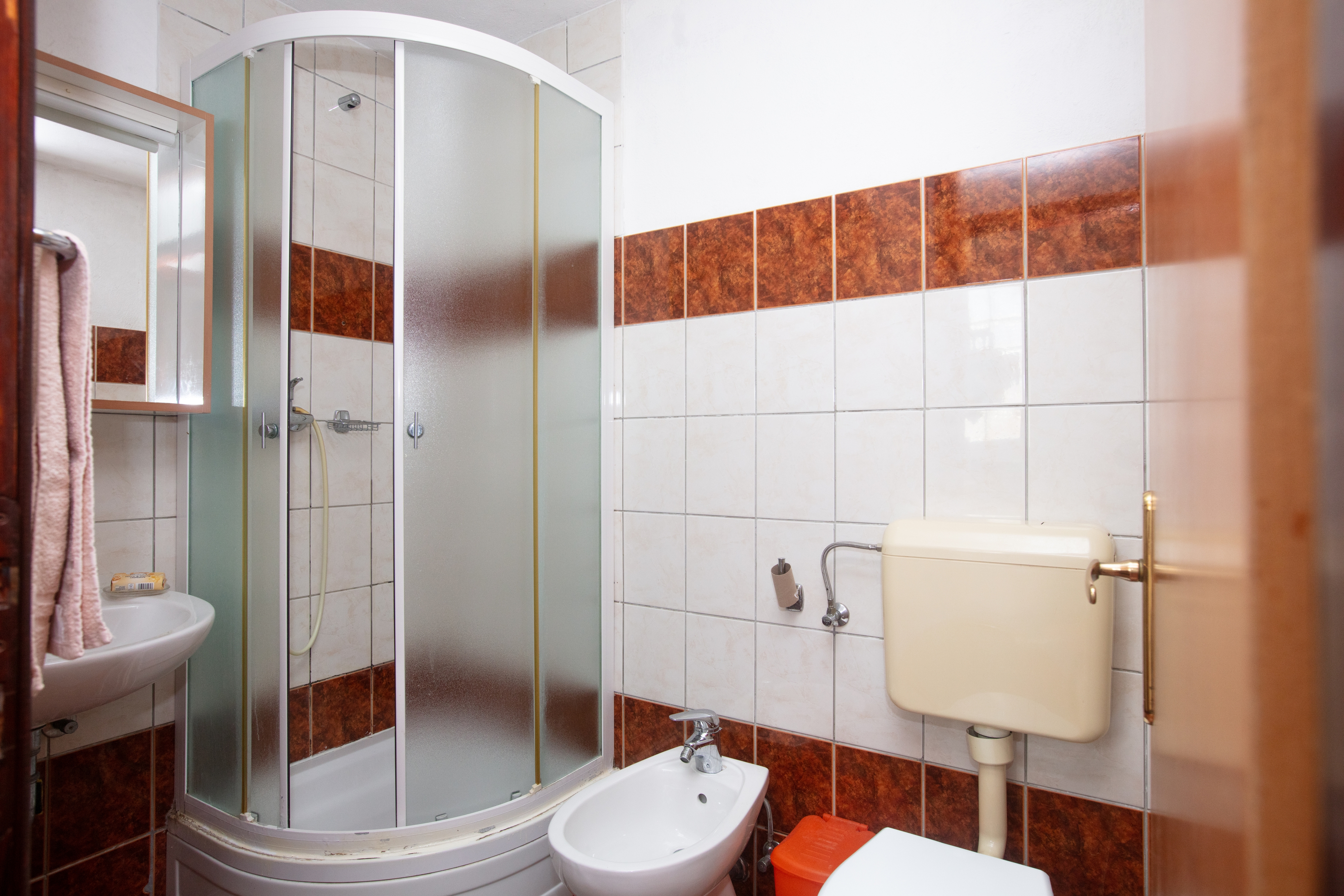 One bedroom apartment with terrace and sea view Drage, Biograd  A-a