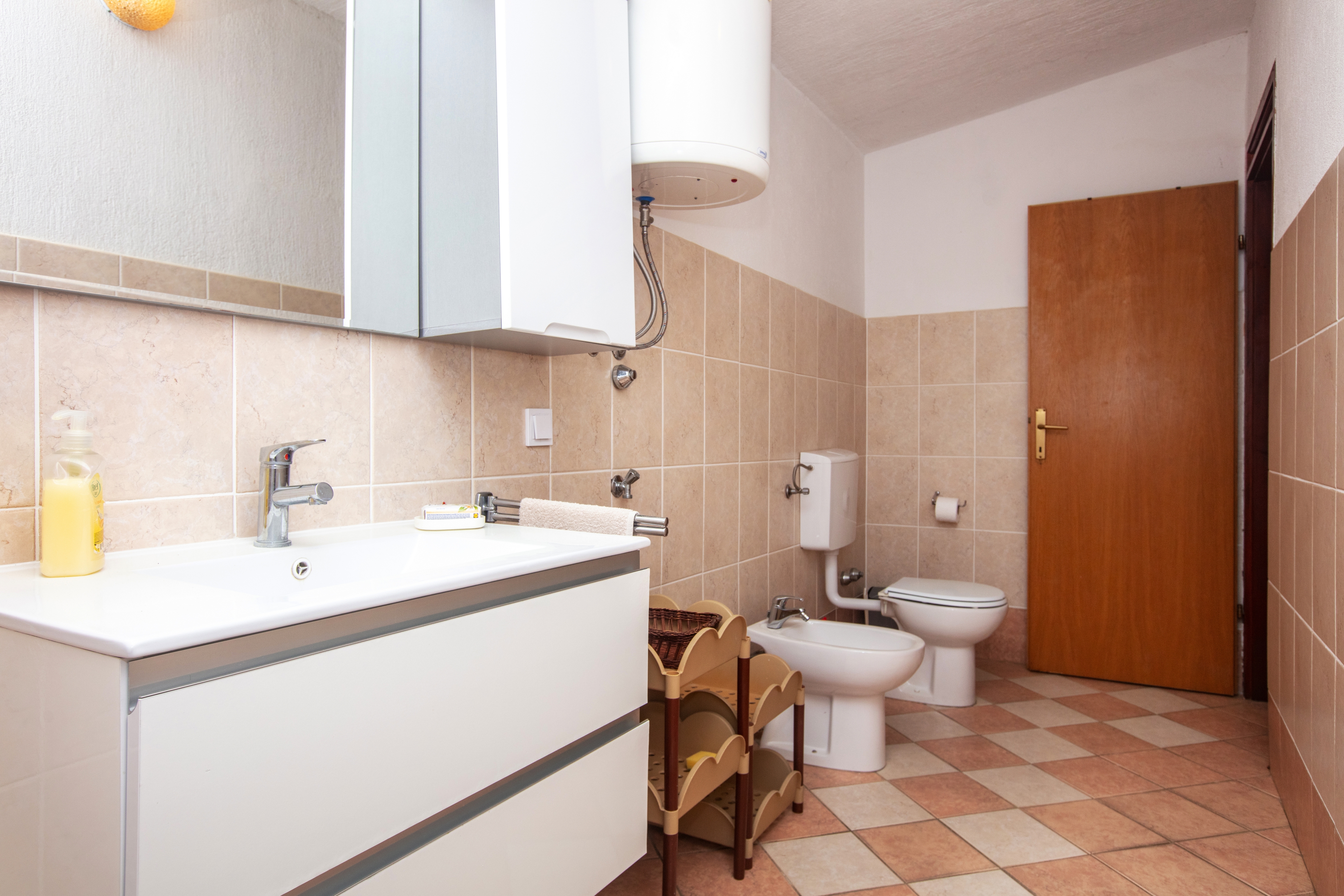 Two bedroom apartment with balcony and sea view Drage, Biograd  A-c