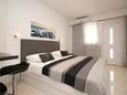 Ložnice Baška, Ložnice v ubytování typu studio-apartment, s klimatizací a WiFi.