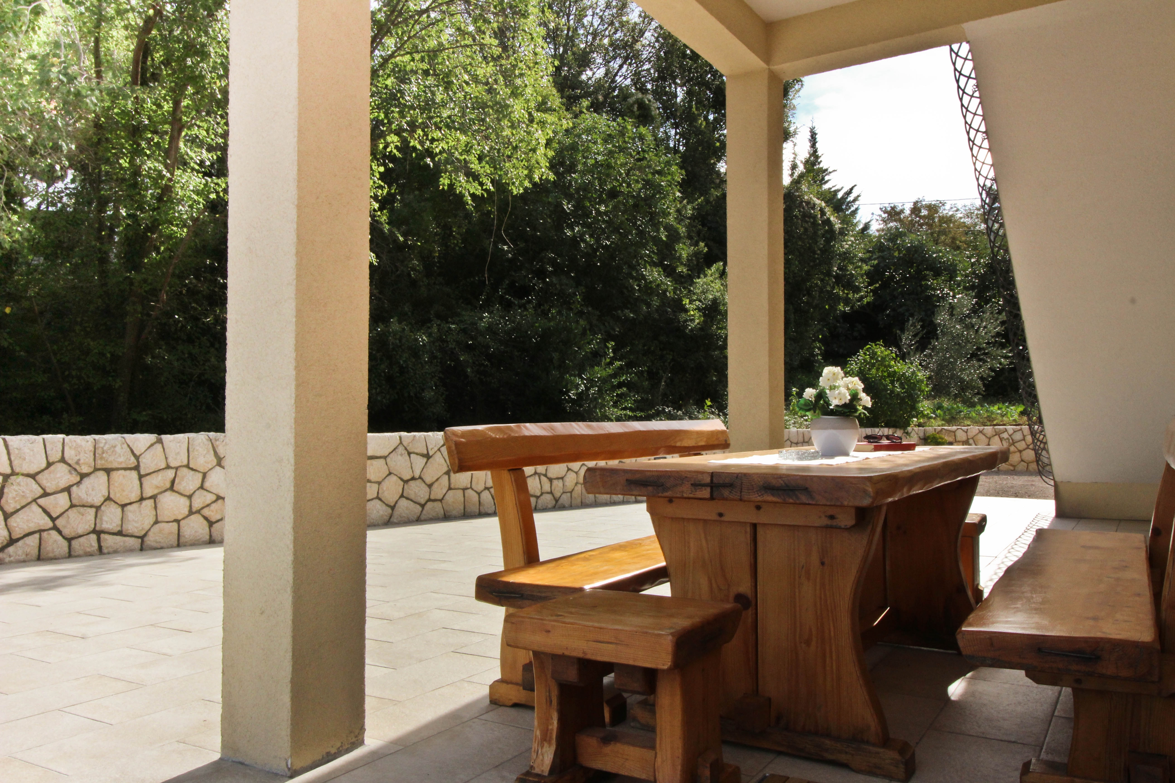 Two bedroom apartment with terrace Soline, Krk  A-a