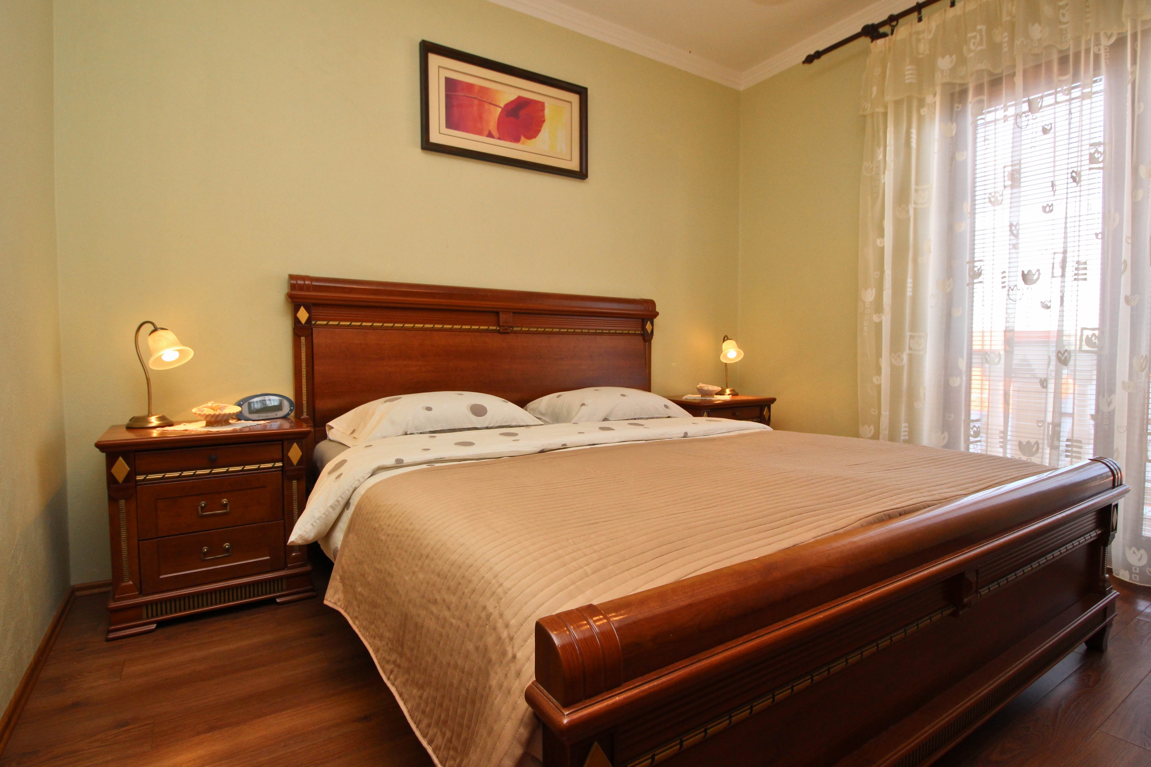 Three bedroom apartment with balcony and sea view Soline, Krk  A-b