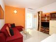 Obývací pokoj Baška, Obývací pokoj v ubytování typu apartment, s klimatizací, domácí mazlíčci povoleni a WiFi.
