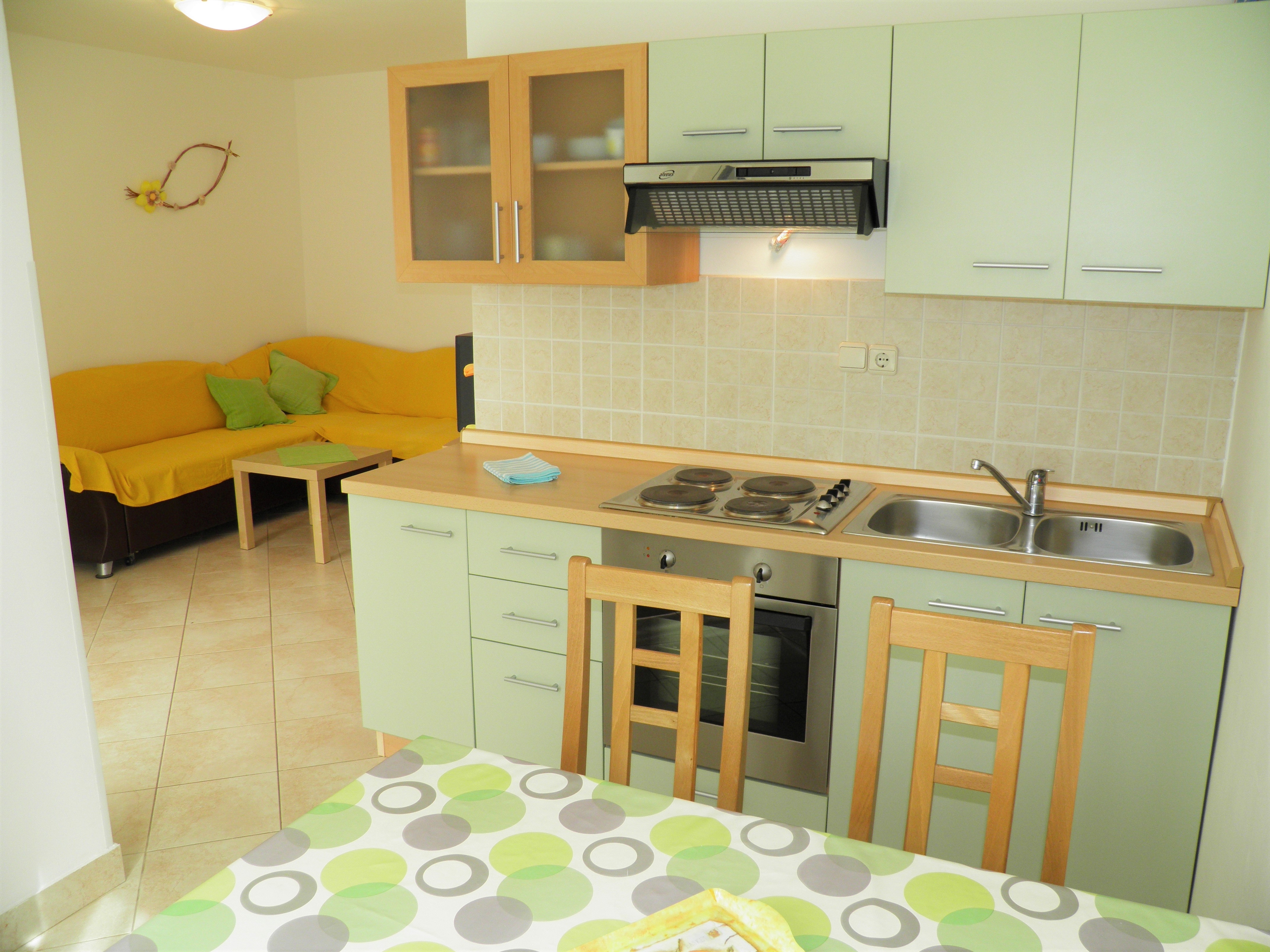 One bedroom apartment with terrace Baška, Krk  A-a