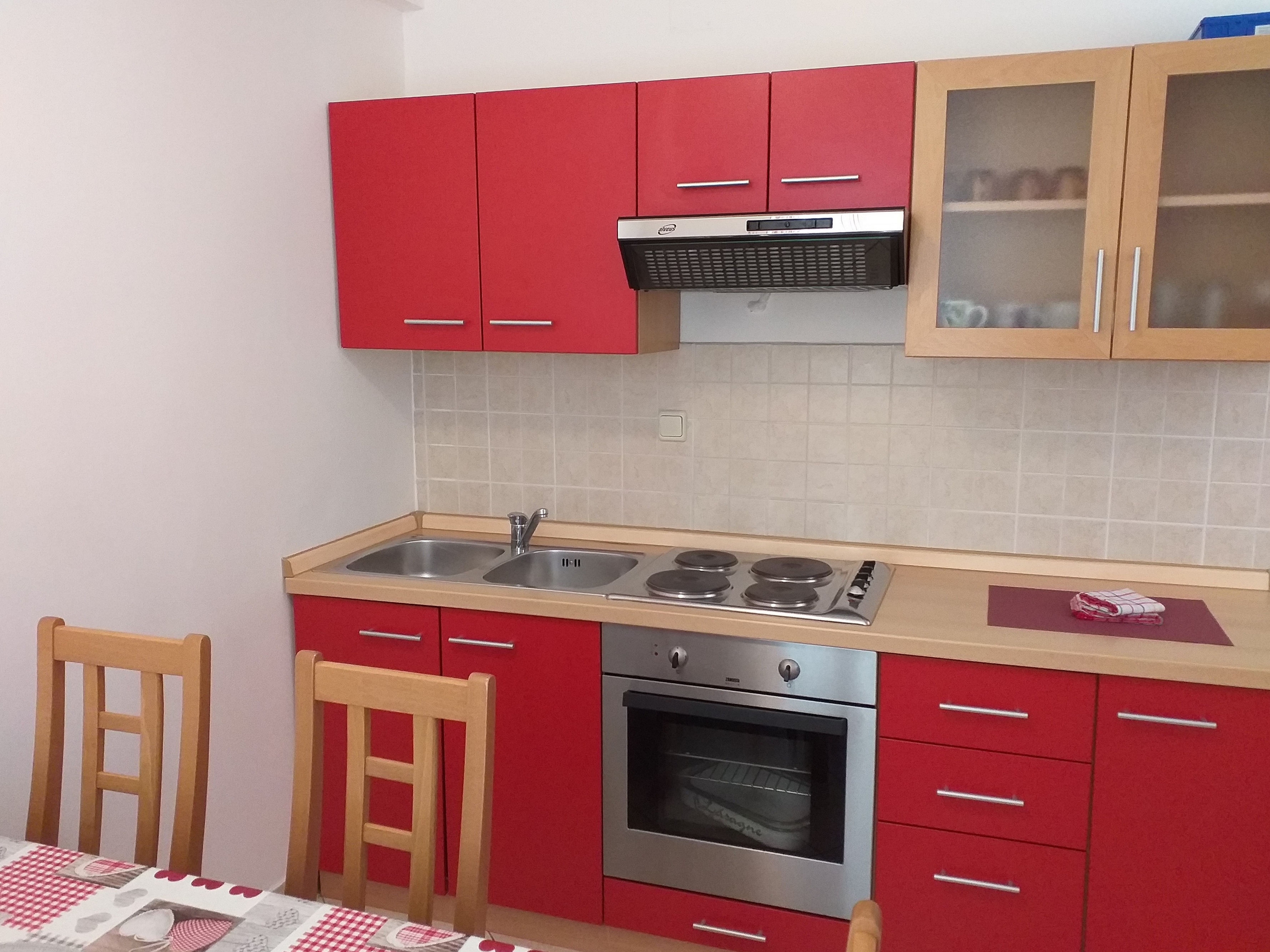 Two bedroom apartment with terrace Baška, Krk  A-b