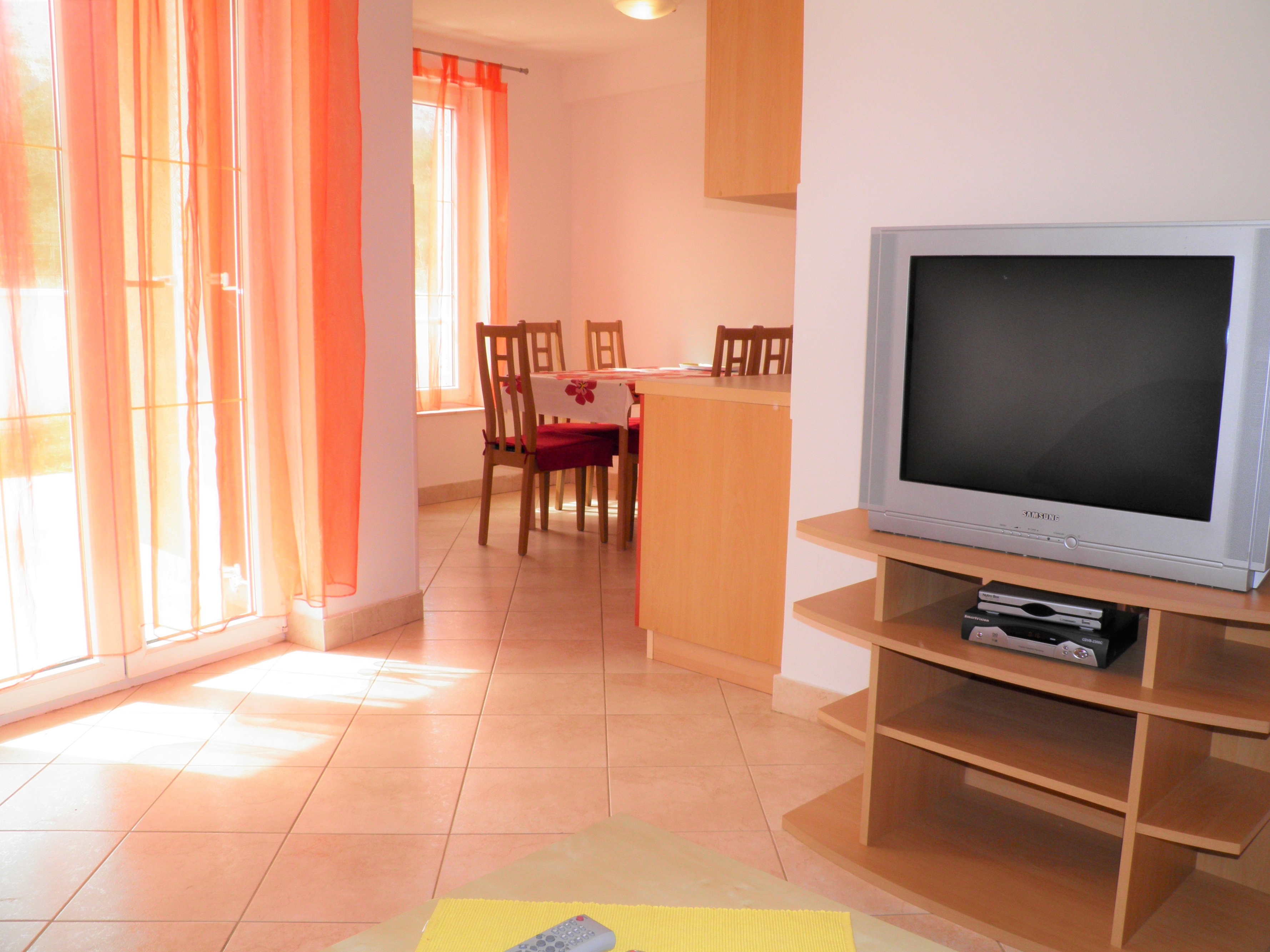 Two bedroom apartment with terrace Baška, Krk  A-b