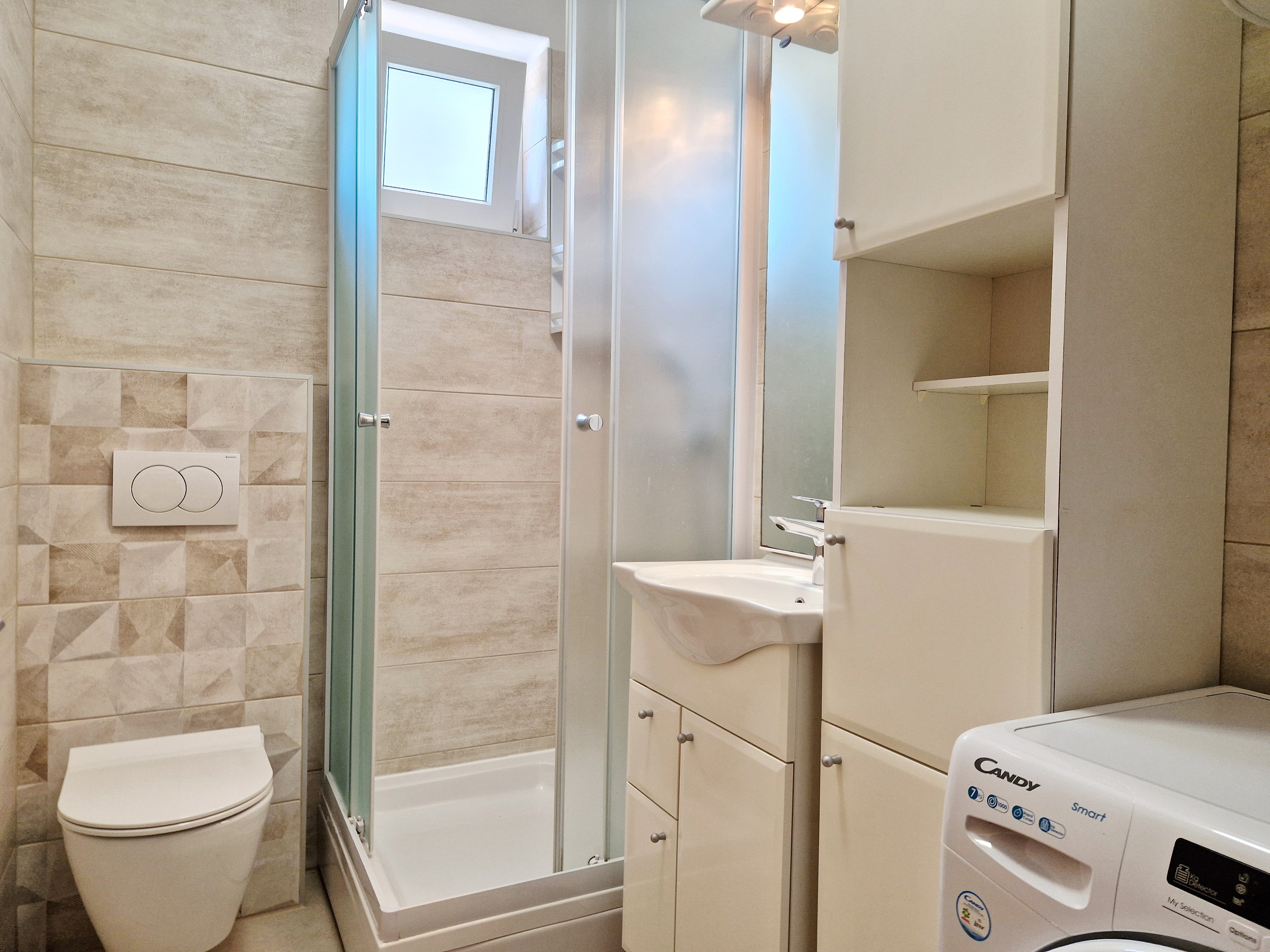 Two bedroom apartment with terrace Baška, Krk  A-c