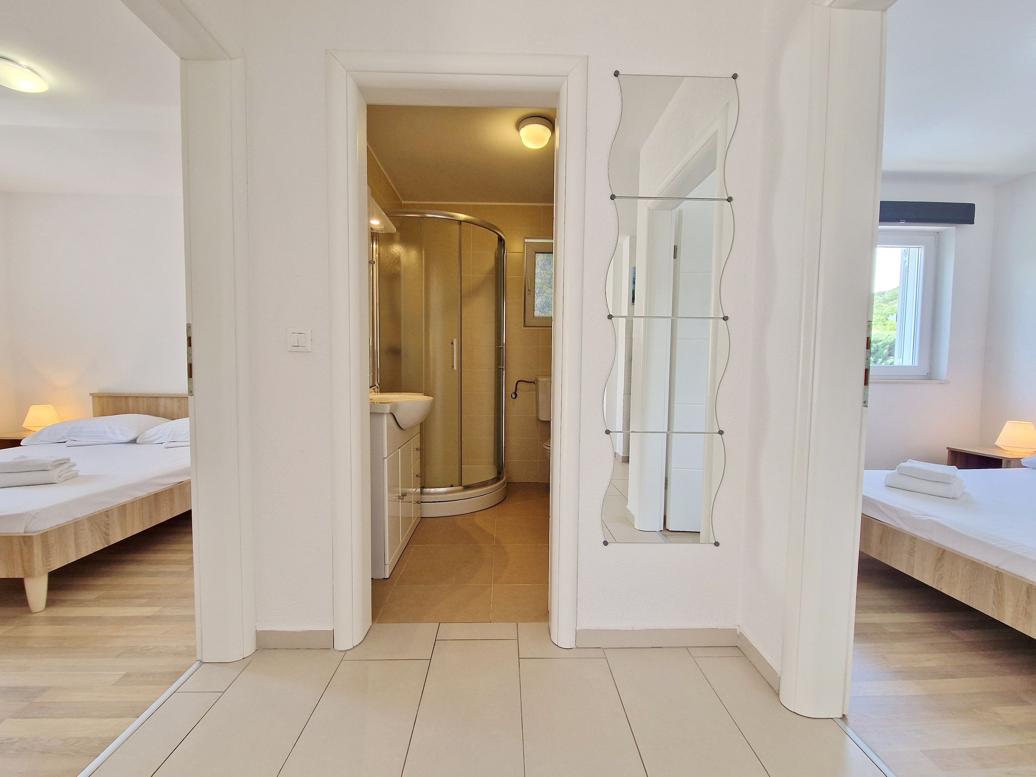 Two bedroom apartment with balcony Baška, Krk  A-a