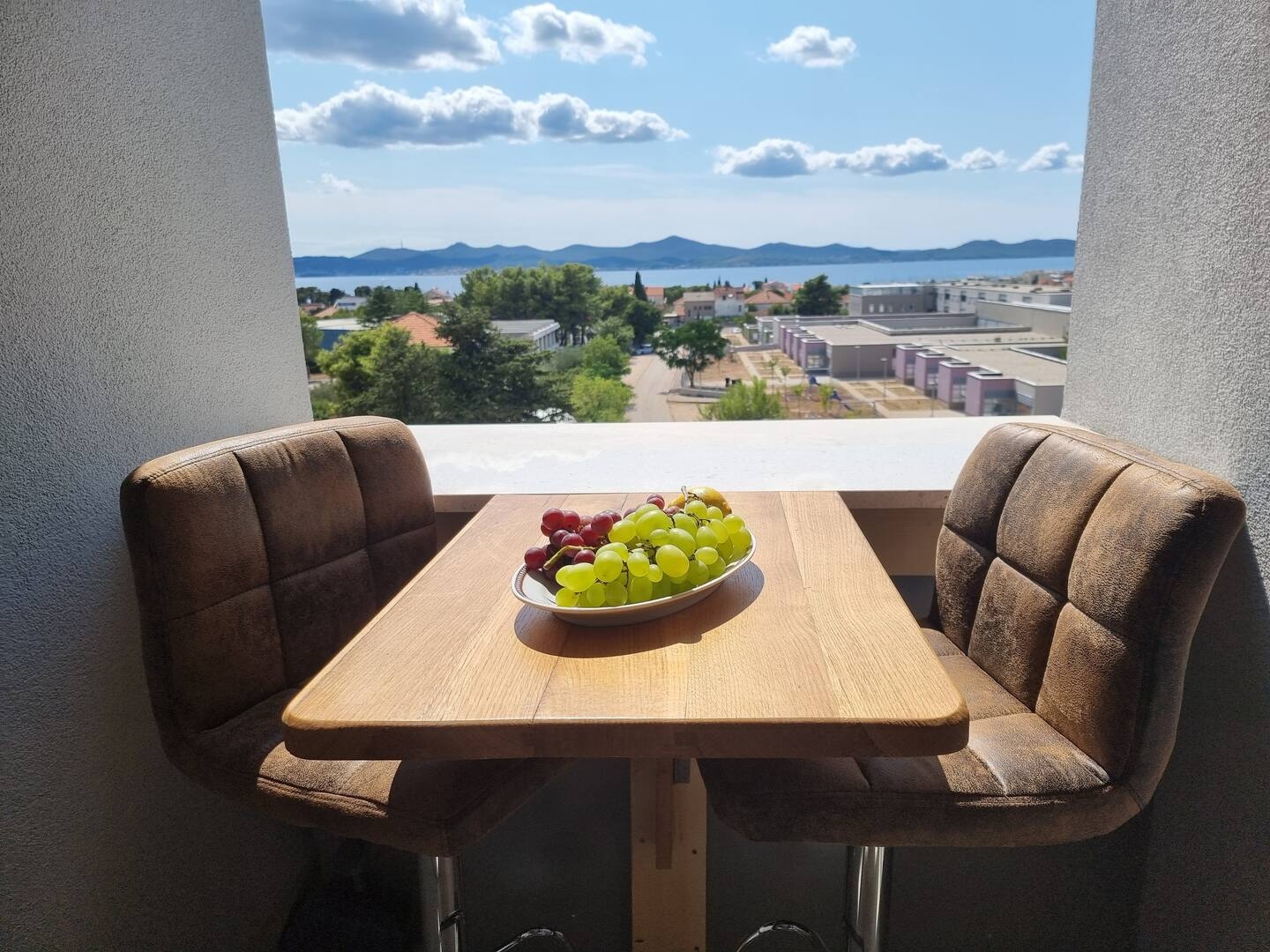 Studio flat with balcony and sea view Zadar  AS-a