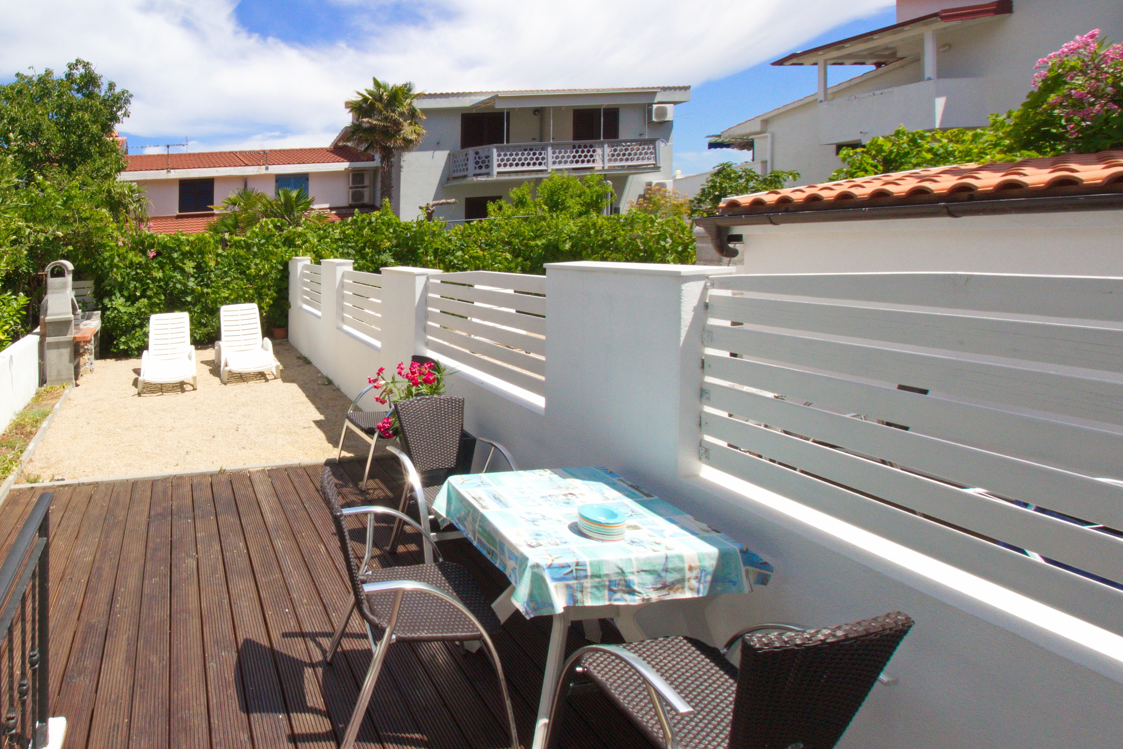 One bedroom apartment with terrace Baška, Krk (A-19215-a)