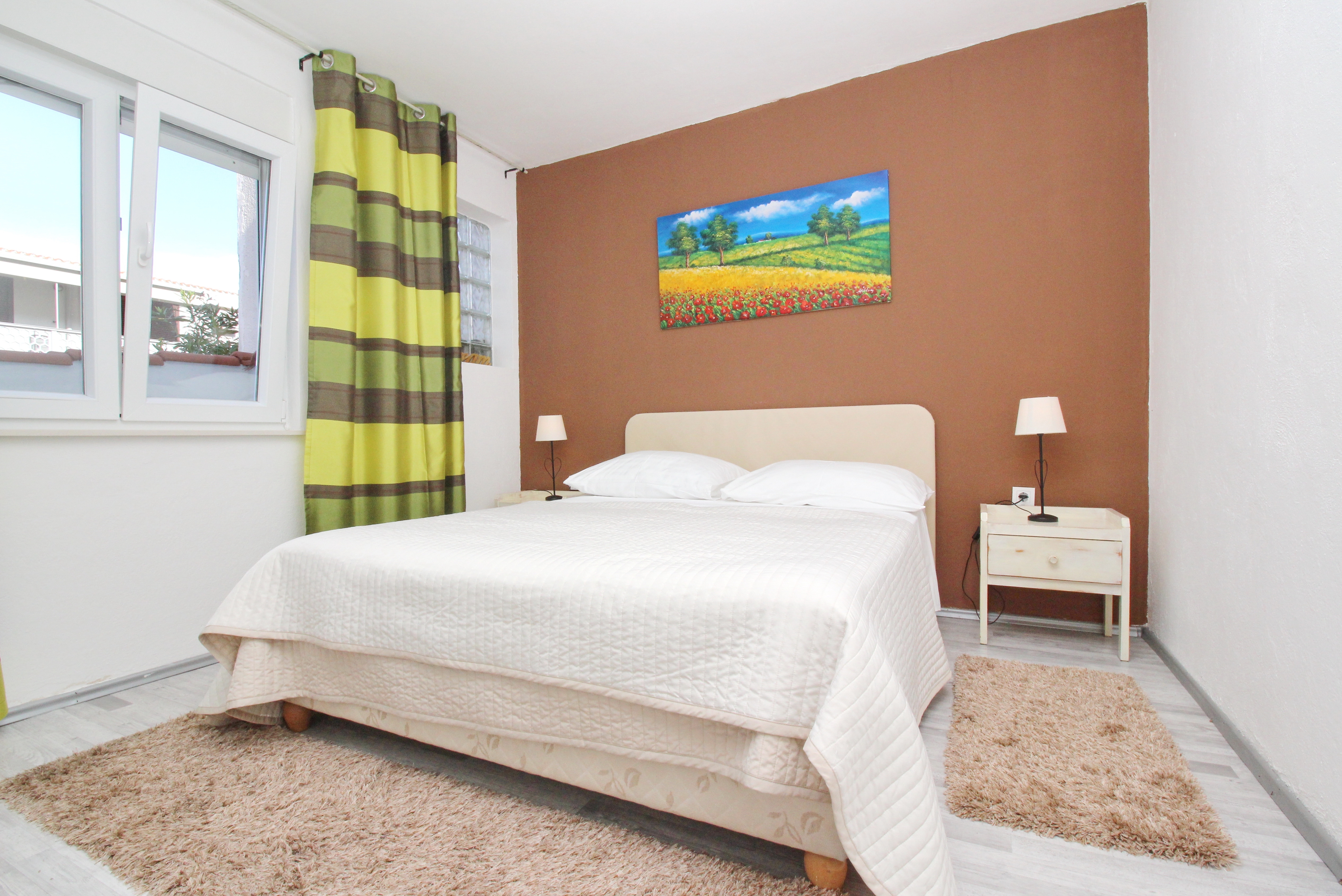 One bedroom apartment with terrace Baška, Krk  A-b