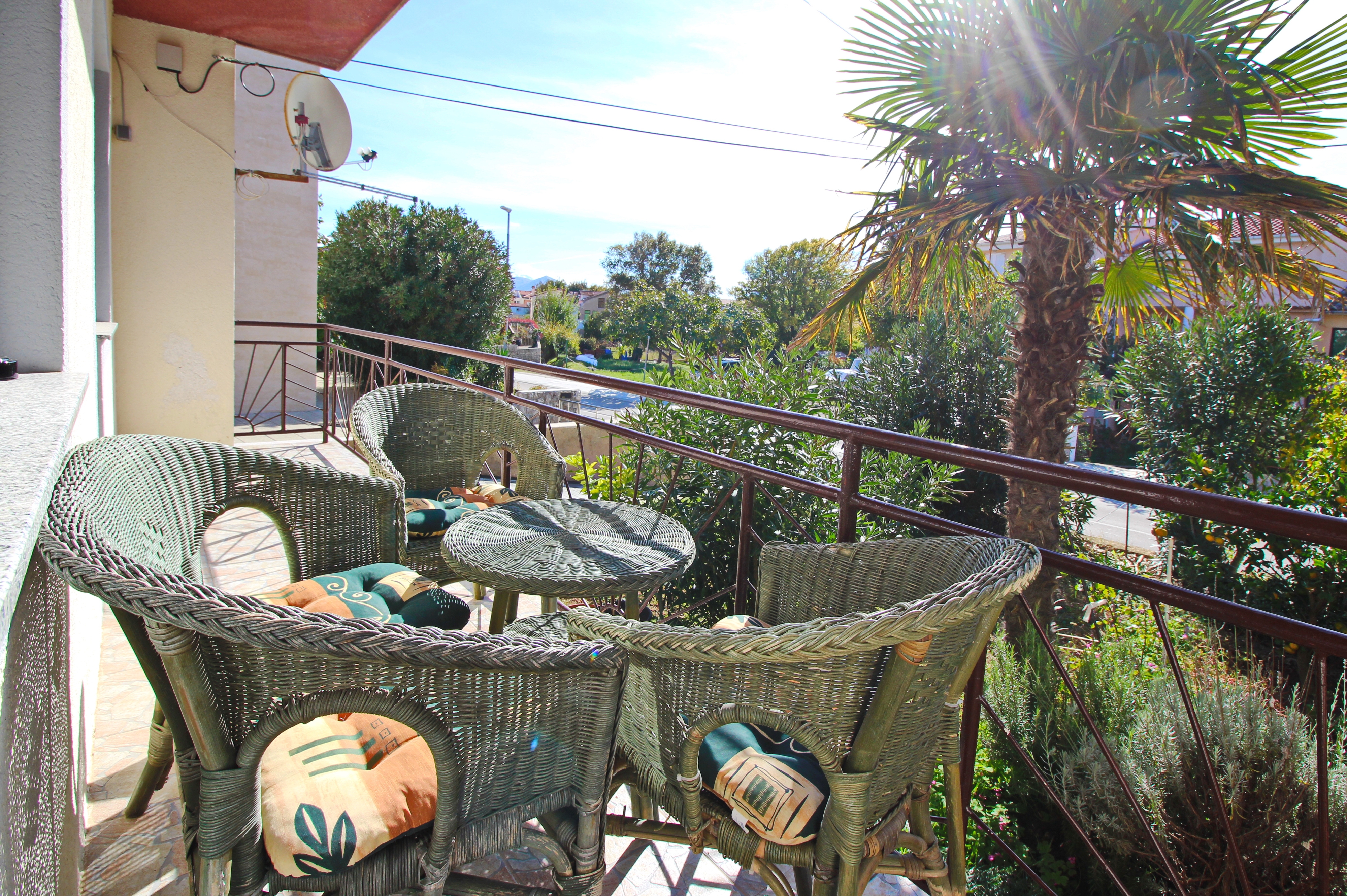 Two bedroom apartment with balcony Baška, Krk  A-a
