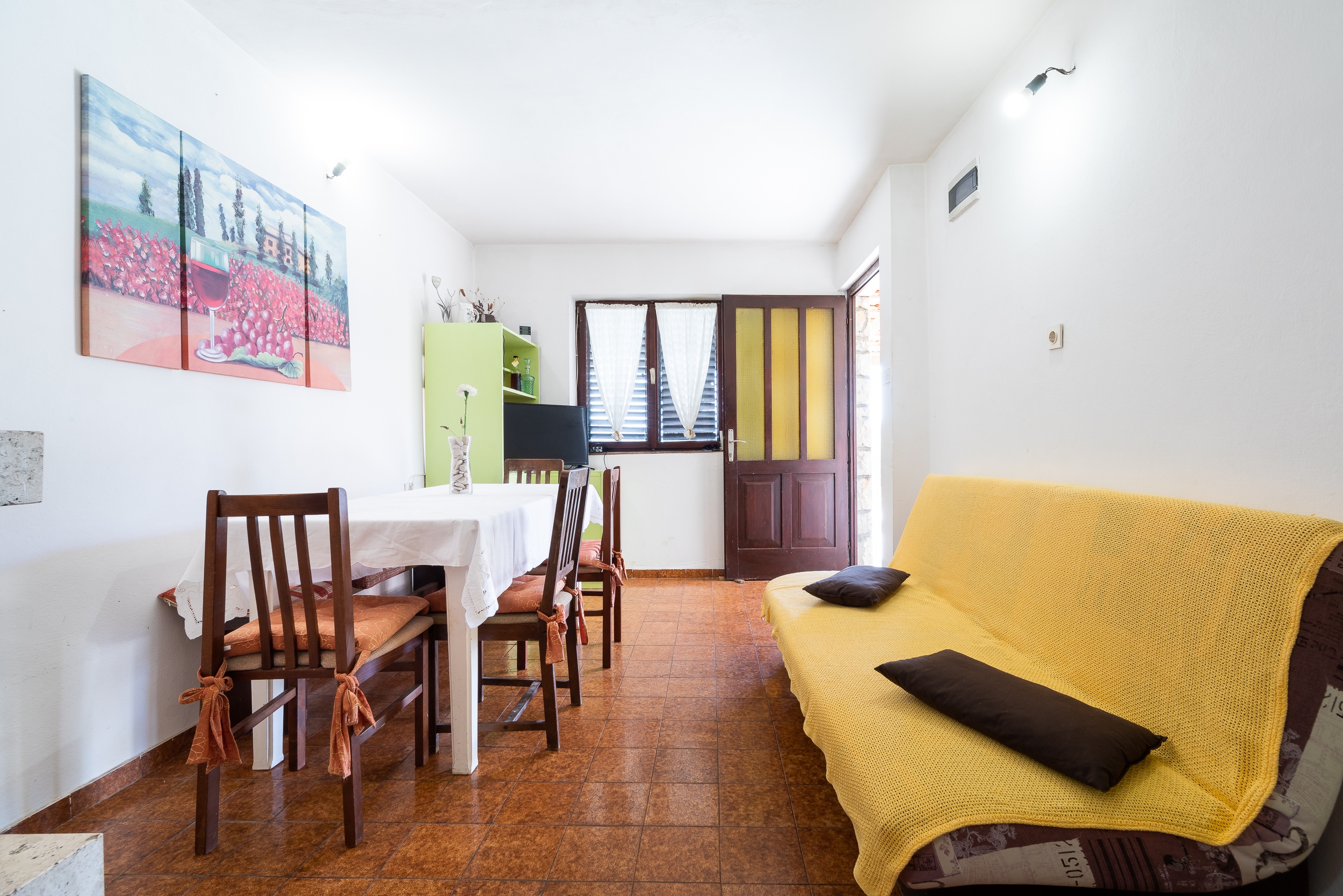 Four-bedroom house with terrace and sea view Cove Zanavje, Korčula (K-19224)