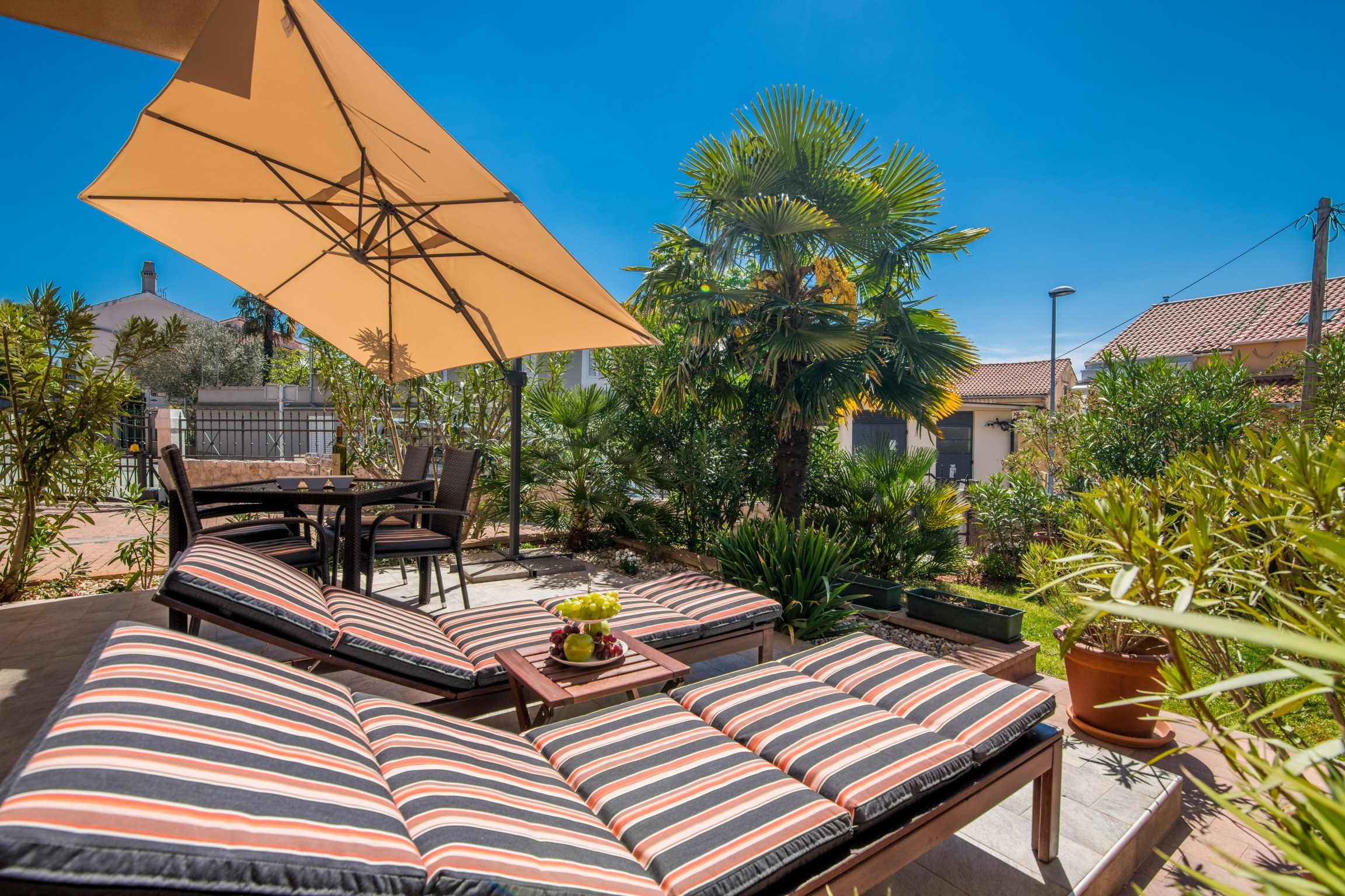 Two bedroom apartment with terrace Malinska, Krk  A-a