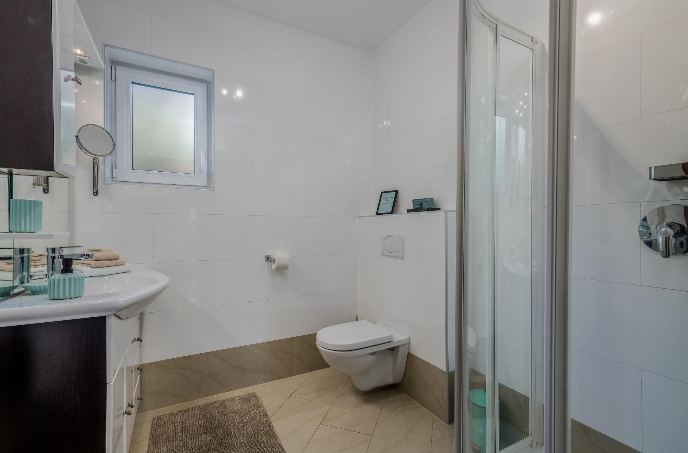 Two bedroom apartment with terrace and sea view Malinska, Krk  A-b