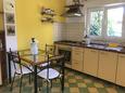 Primošten, Kuchyně v ubytování typu apartment, s klimatizací a WiFi.