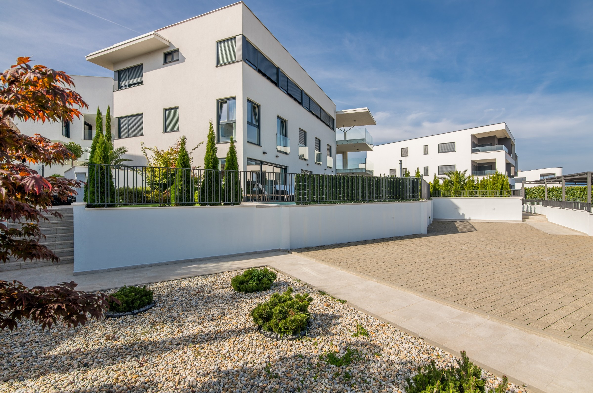 Three bedroom apartment with terrace and sea view Vantačići, Krk (A-19252-a)