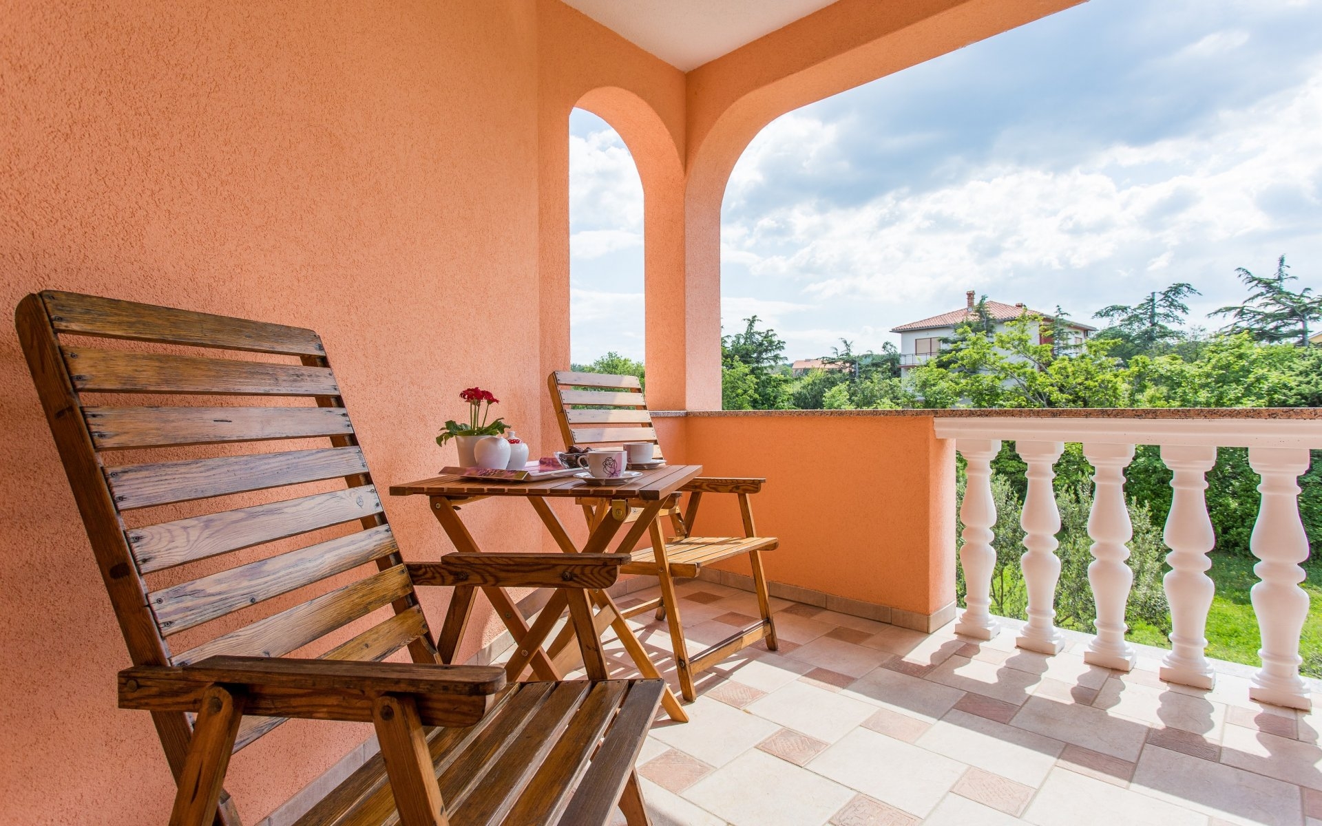 Two bedroom apartment with terrace and sea view Šilo, Krk  A-a