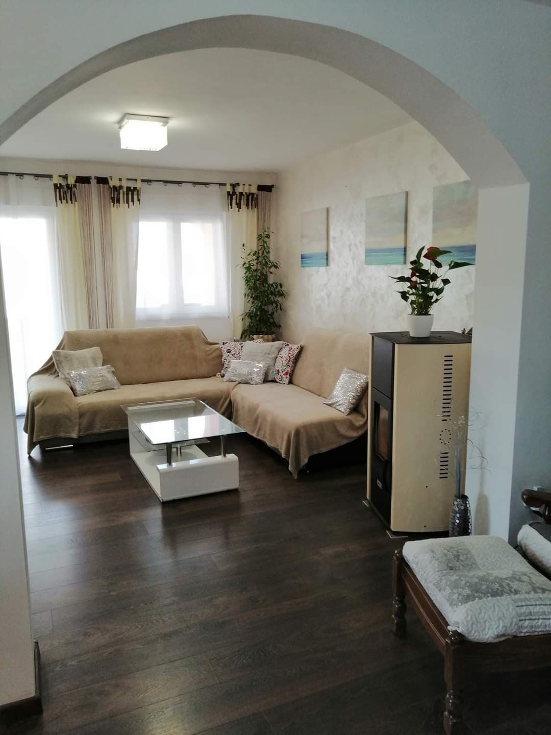 Two bedroom apartment with terrace and sea view Šilo, Krk (A-19256-a)
