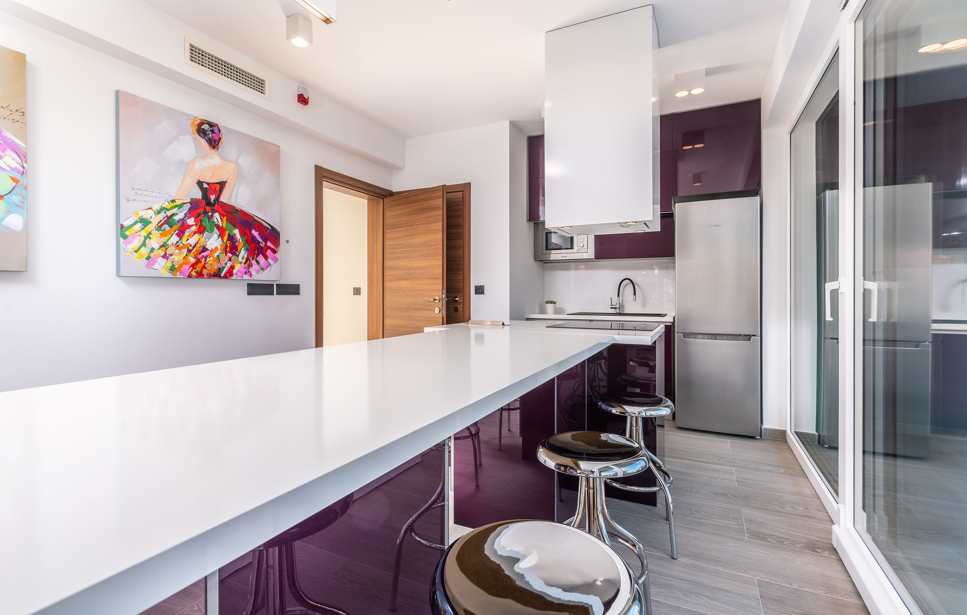 Four bedroom house with terrace and sea view Vantačići, Krk  K