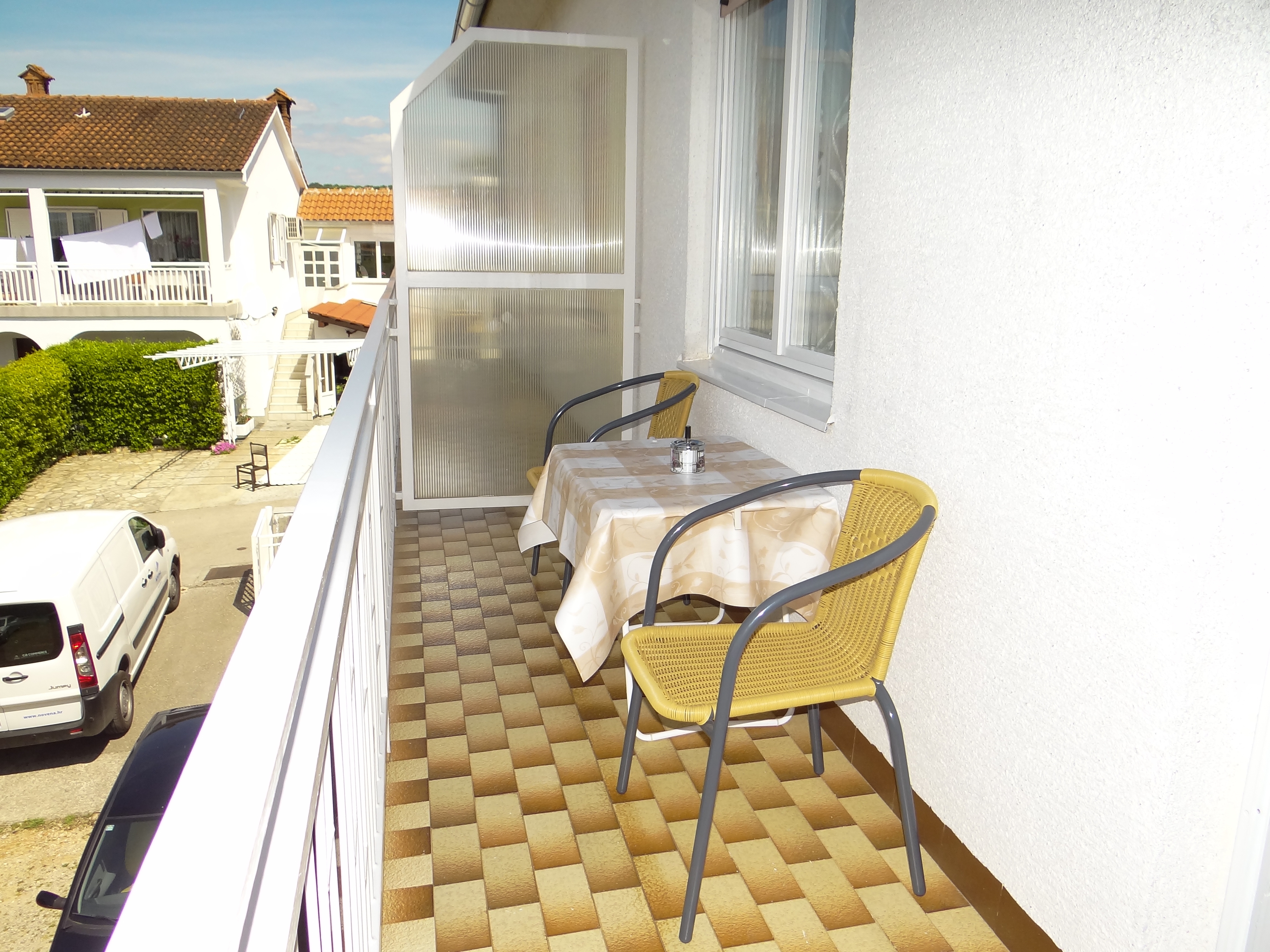 One bedroom apartment with balcony and sea view Malinska, Krk  A-a