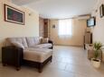 Obývací pokoj Porat, Obývací pokoj v ubytování typu apartment, s klimatizací a WiFi.