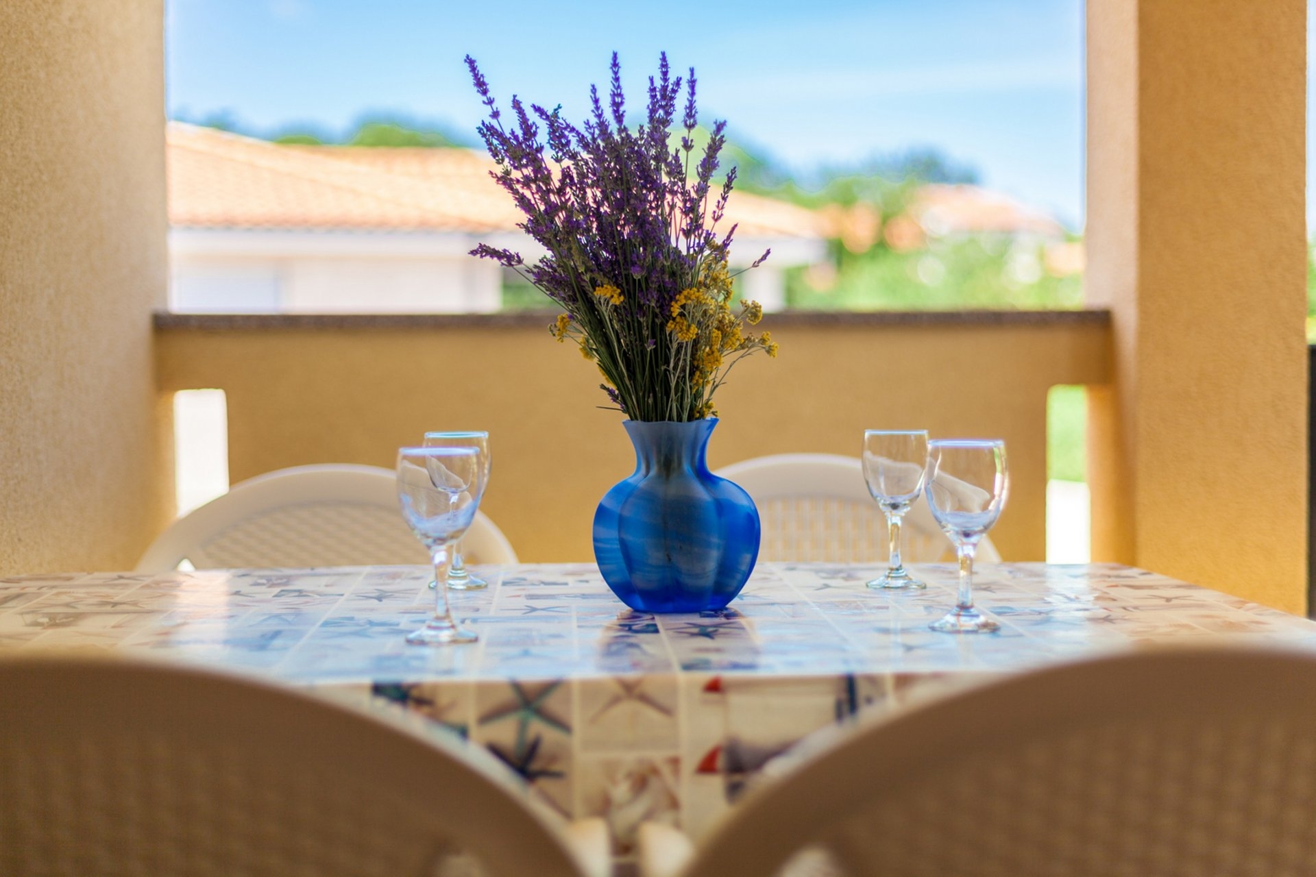 Two bedroom apartment with terrace Porat, Krk  A-a