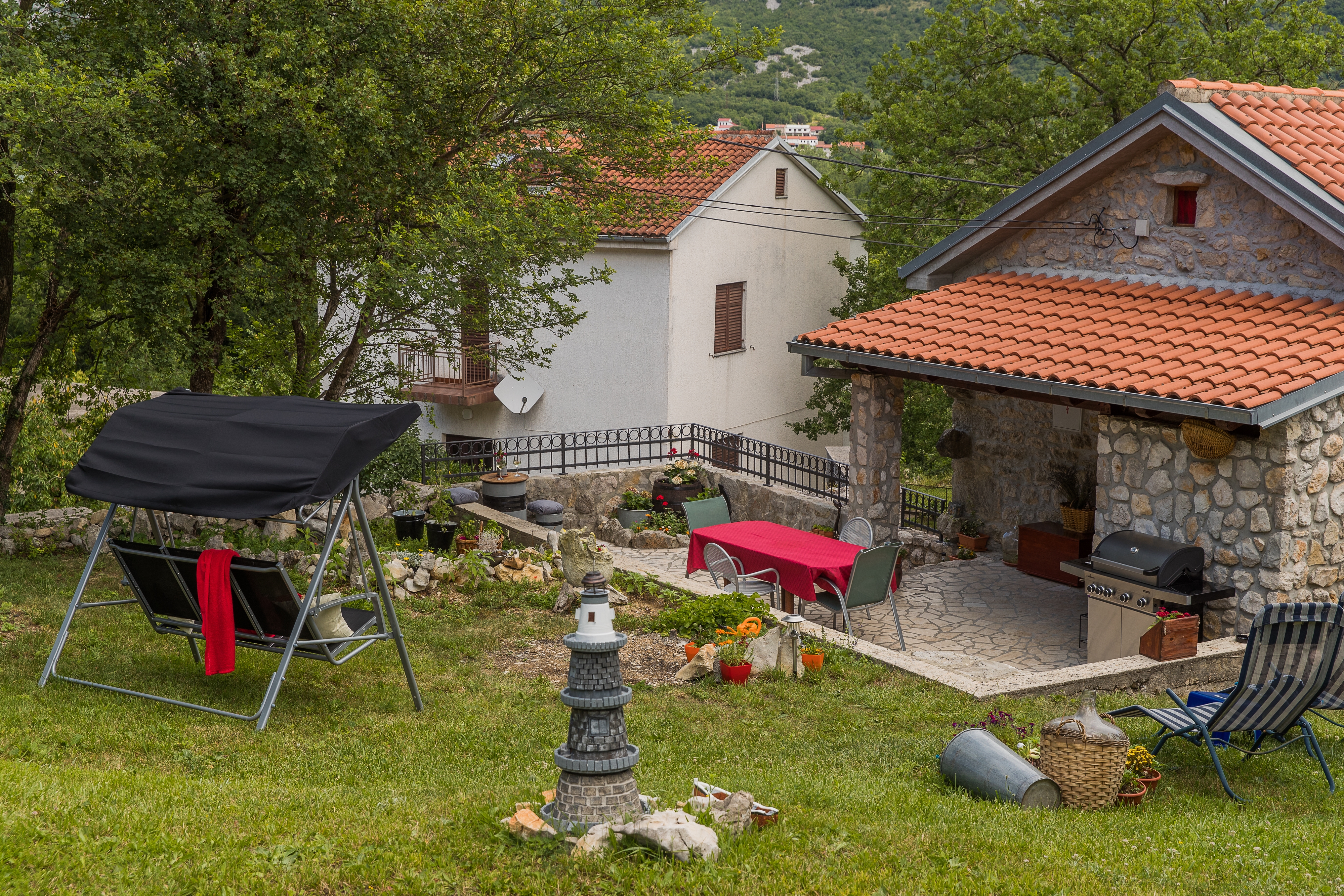 Two bedroom house with terrace Tribalj, Crikvenica  K