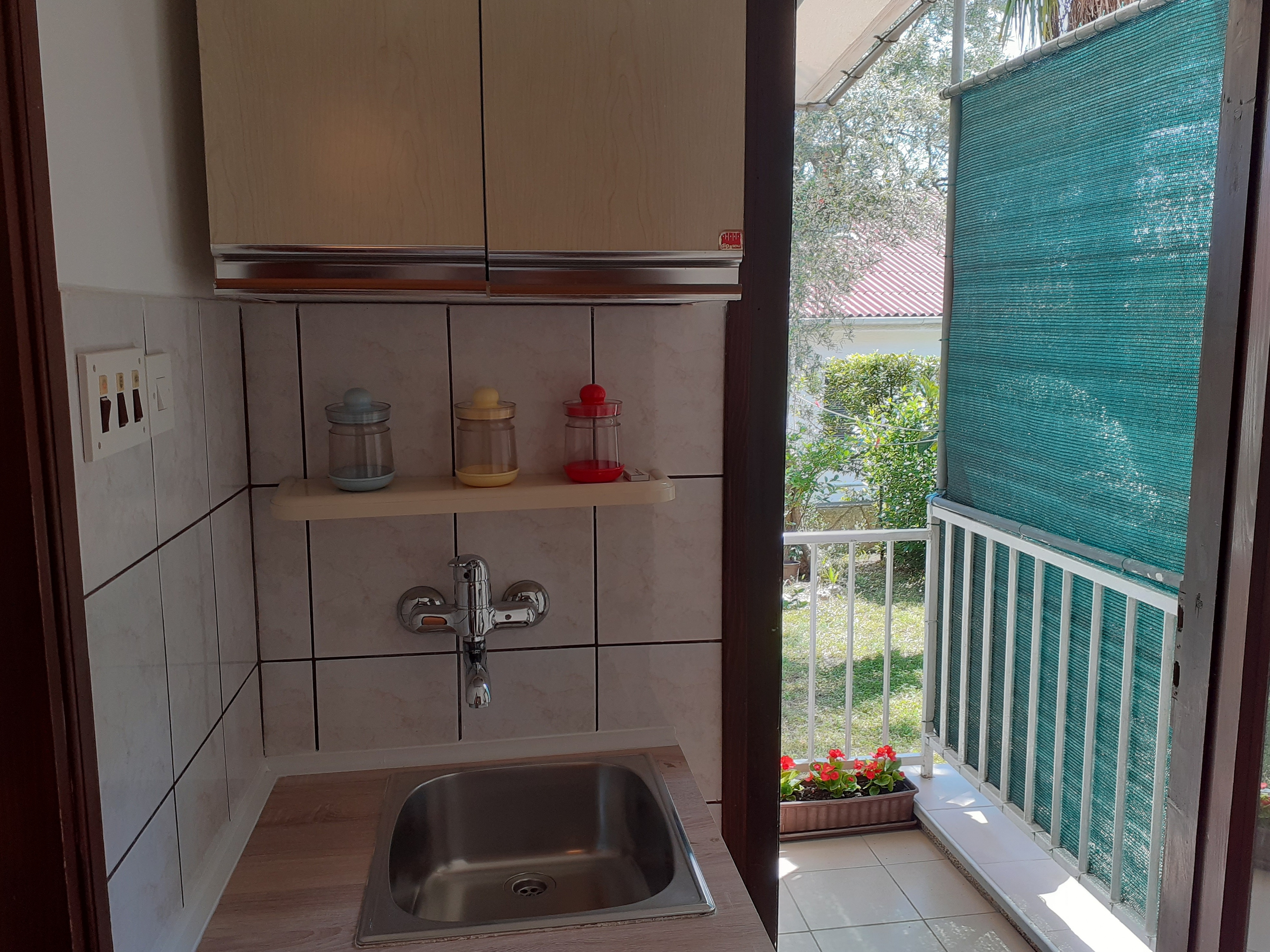 Studio flat with terrace Malinska, Krk (AS-19291-a)