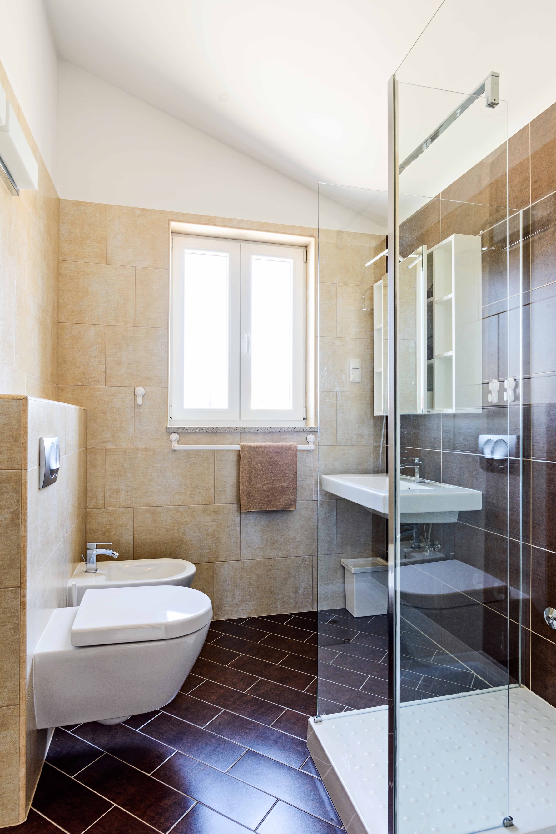Three bedroom apartment with terrace and sea view Vantačići, Krk  A-a