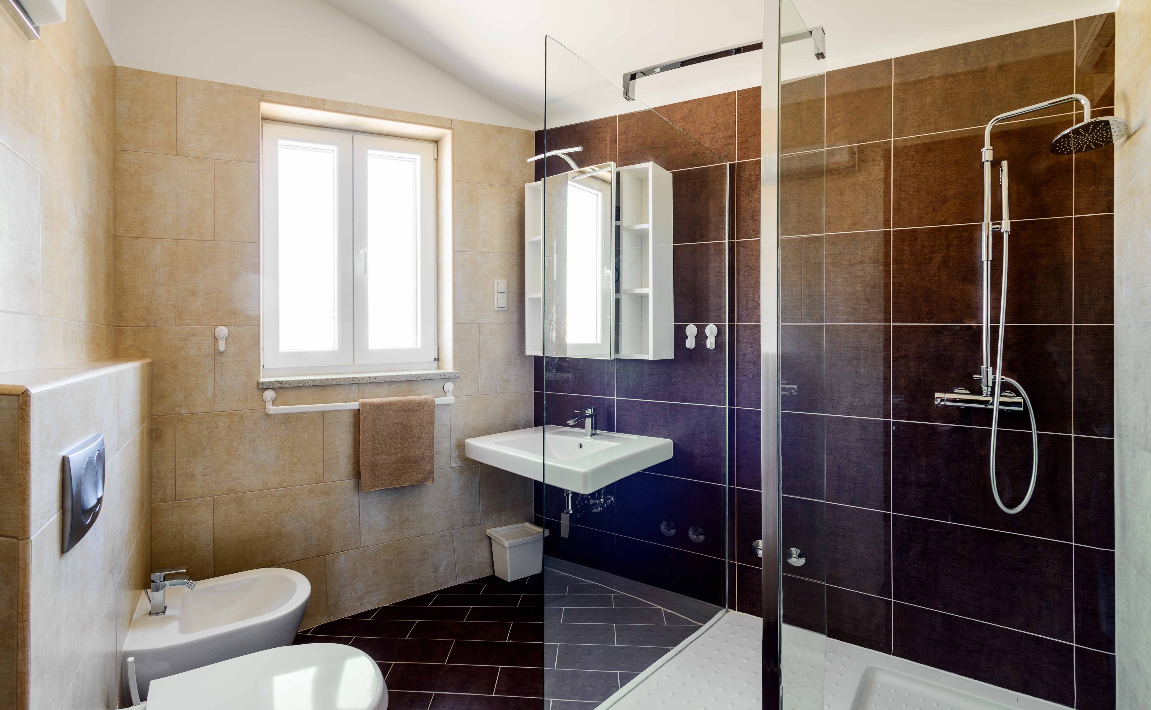 Three bedroom apartment with terrace and sea view Vantačići, Krk  A-a
