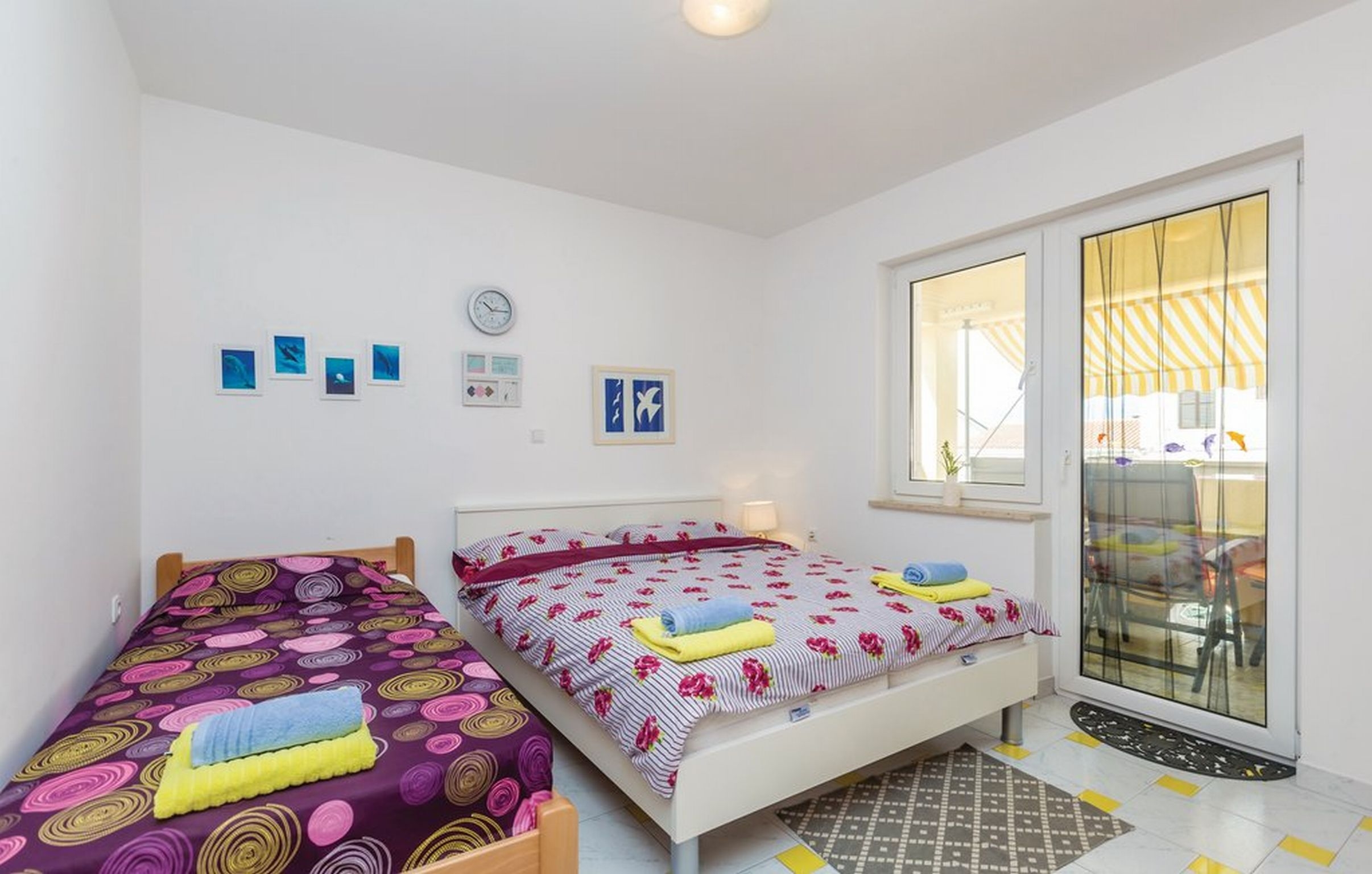 One bedroom apartment with terrace Malinska, Krk  A-a